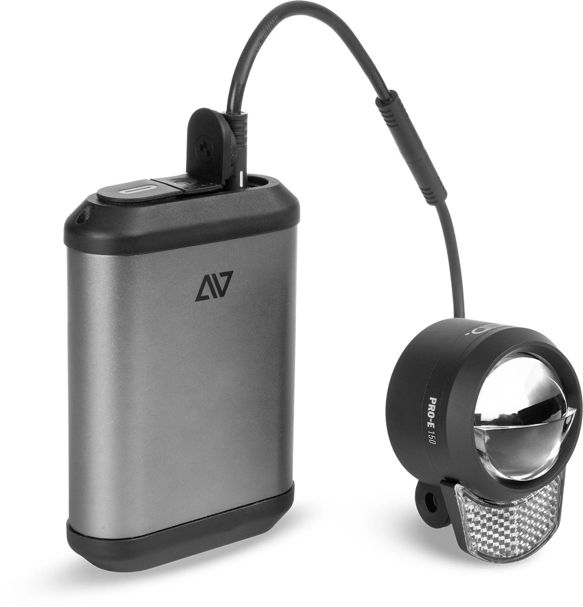 ACID FRONT LIGHT PRO-E 150 POWERBANK BLACK/SPACE GREY/BLACK