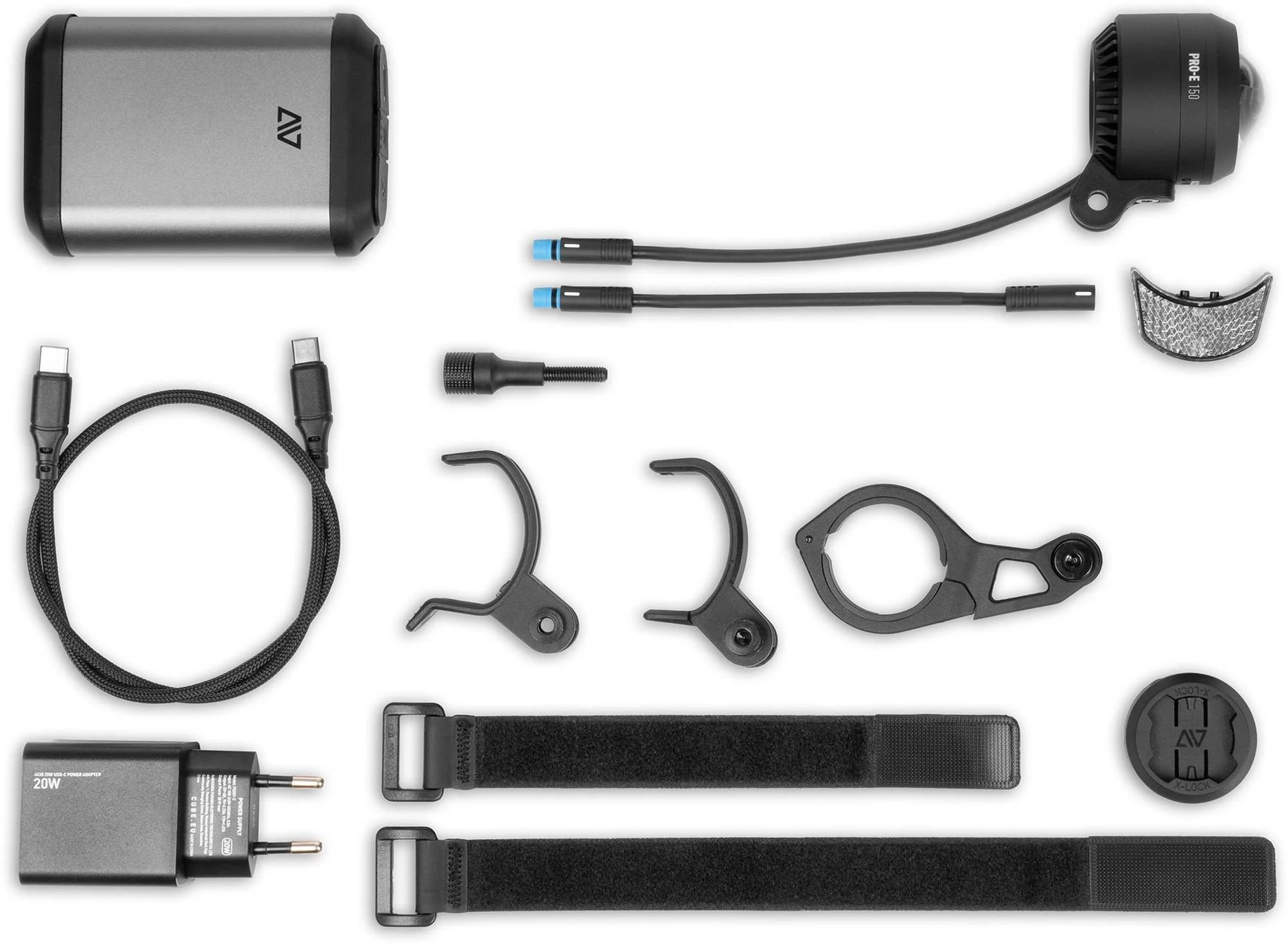 ACID FRONT LIGHT PRO-E 150 POWERBANK BLACK/SPACE GREY/BLACK - Image 8