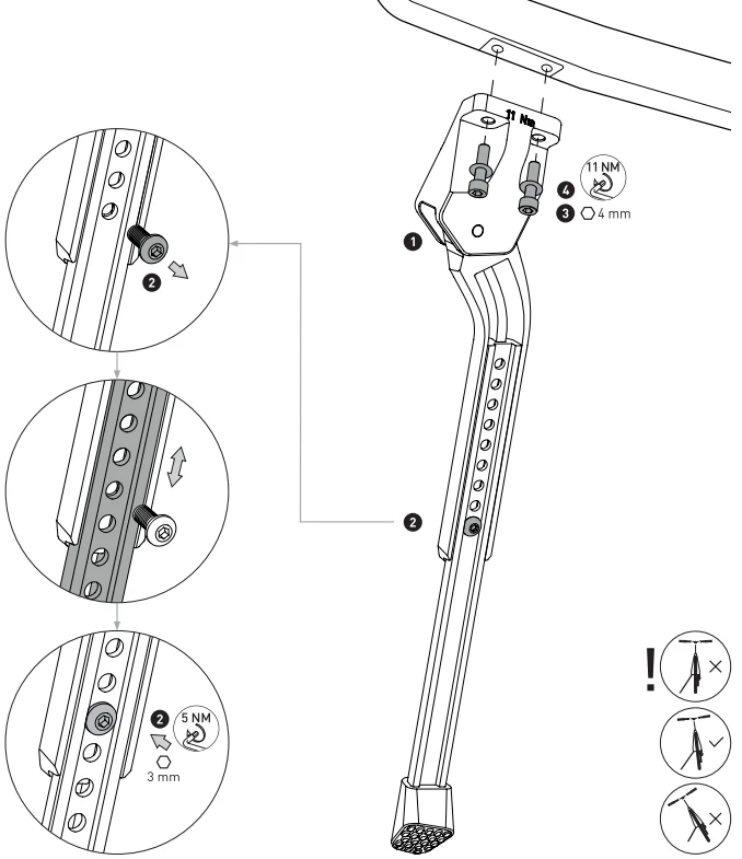 ACID KICKSTAND FM BLACK - Image 2