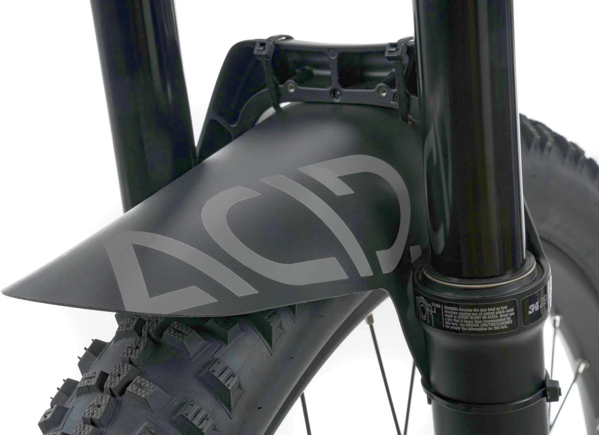 ACID MUDGUARD DOWNHILL BLACK/FLASHGREY - Image 2