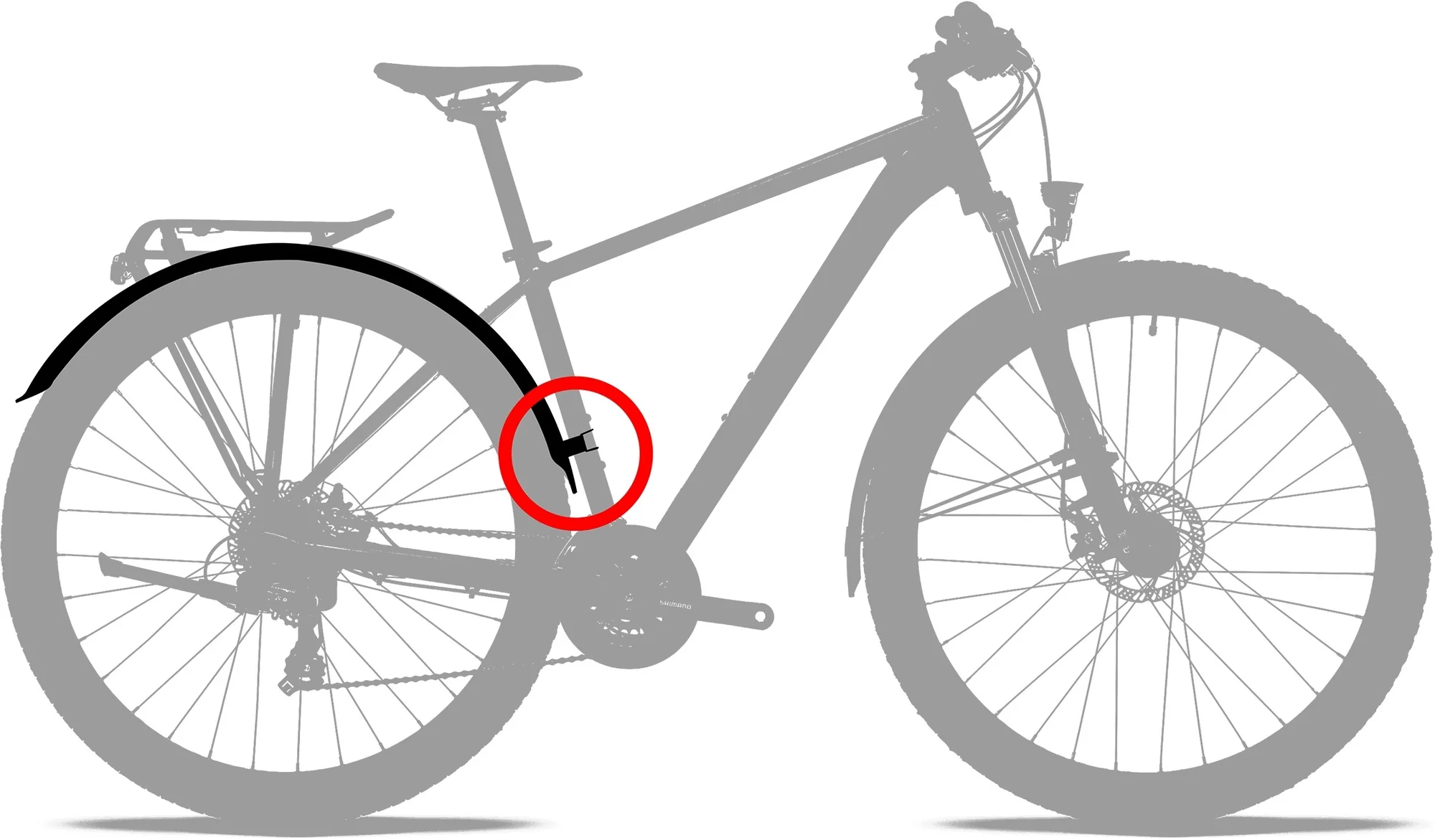 ACID Mudguard Set 65 29 Inch Black - Image 4