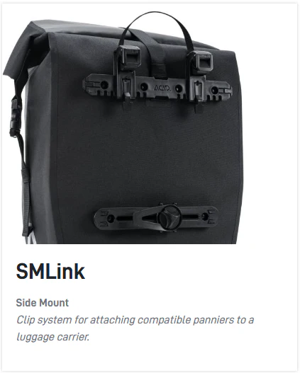 ACID Pannier Bag City 20 Smlink Grey - Image 7