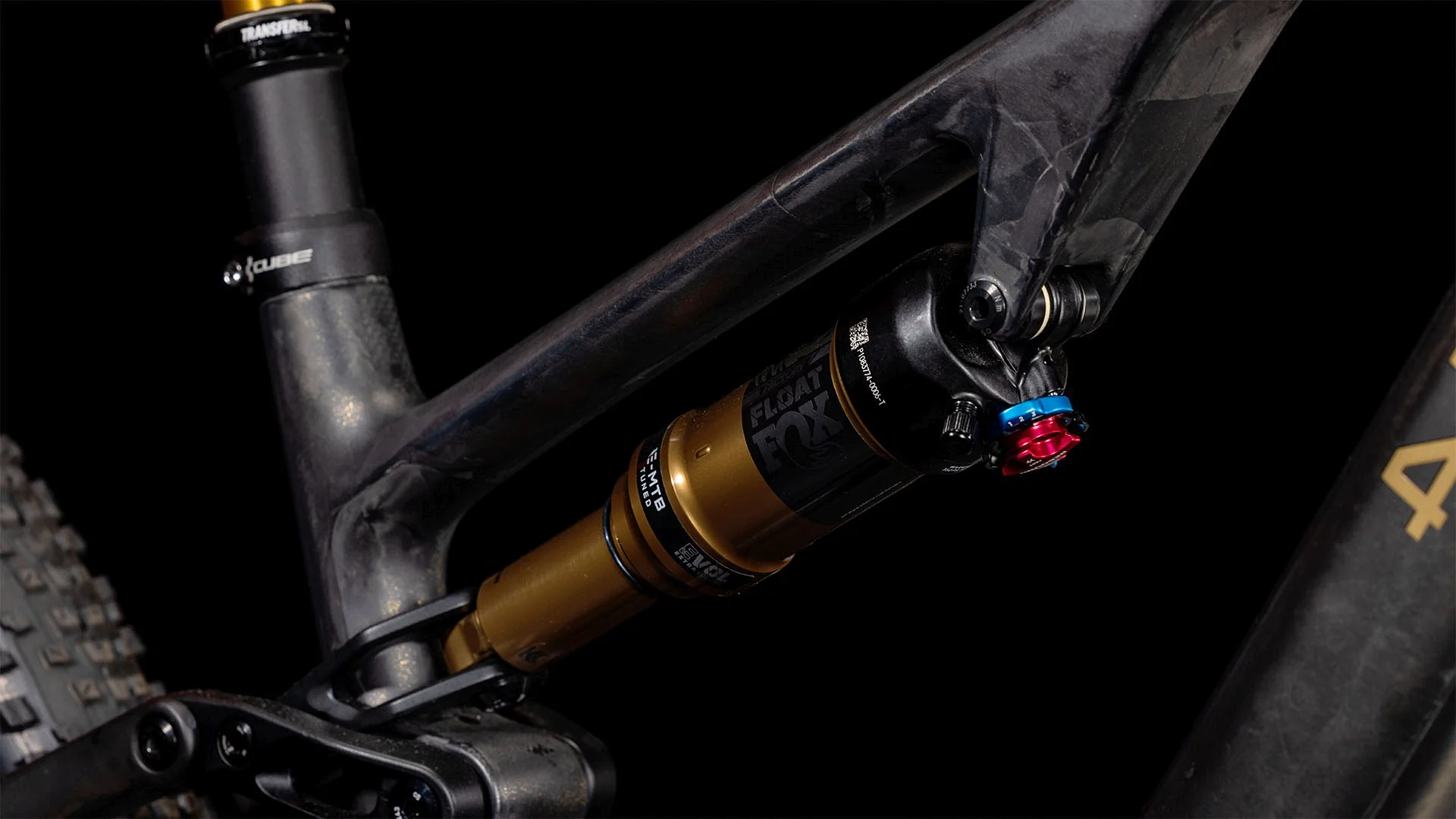 CUBE AMS HYBRID ONE44 C:68X SLT 400X 29 CARBON/GOLDDUST - Image 5