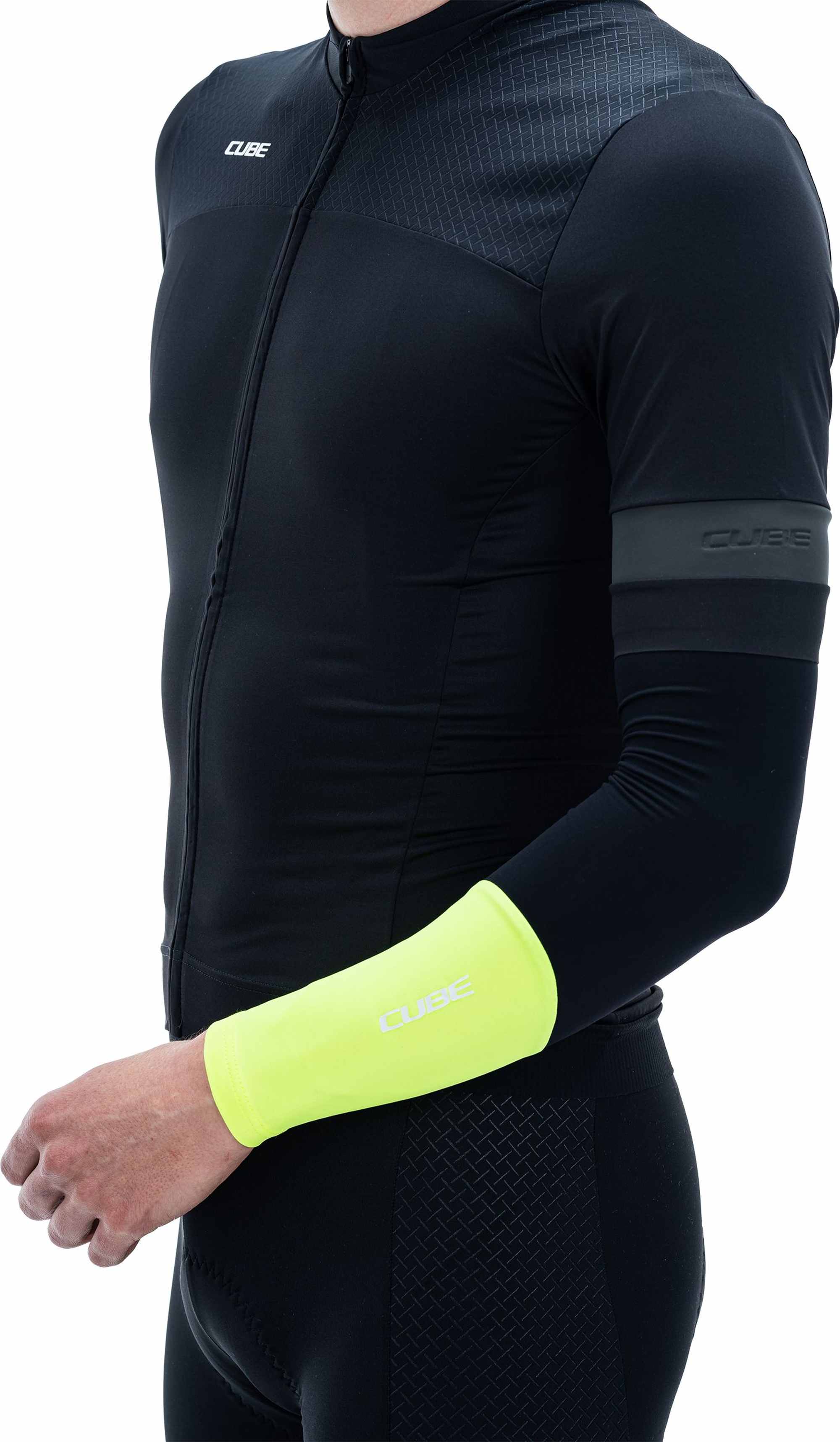 CUBE Arm Warmers Safety Neon Yellow - Image 2