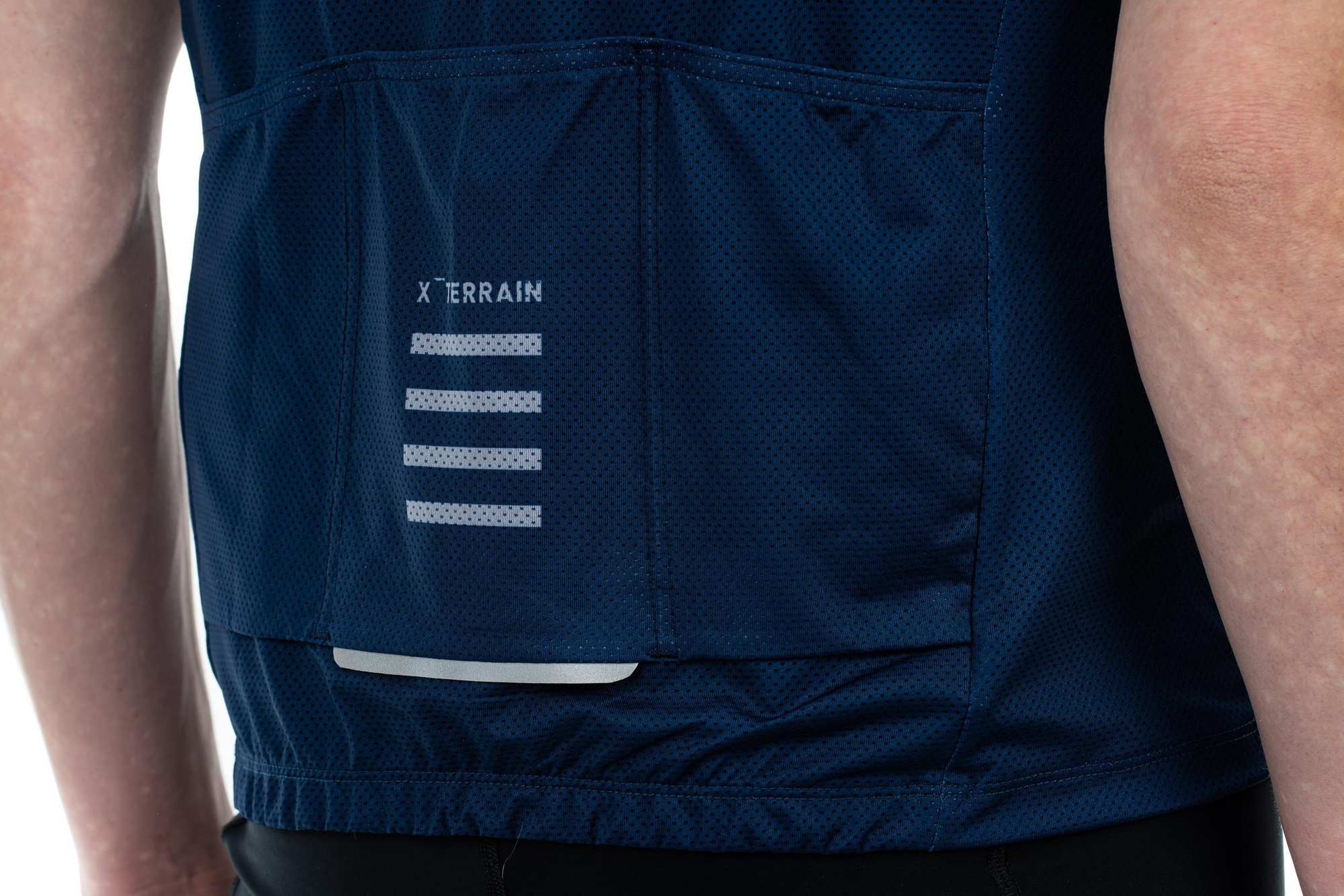 CUBE Atx Jersey Full Zip S/S Blue - Image 4