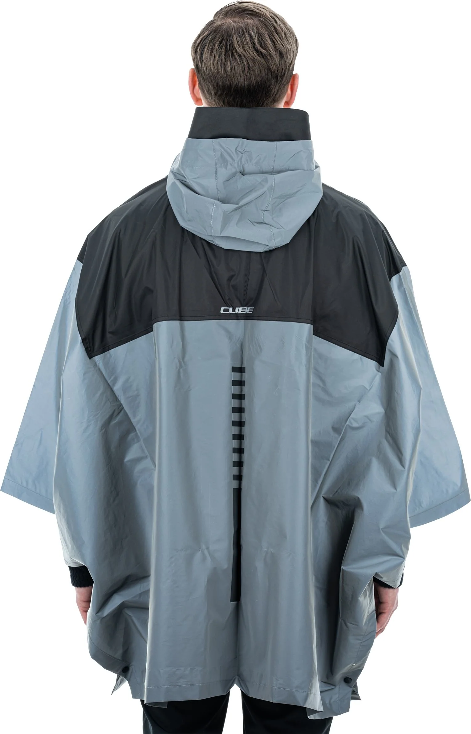 CUBE Atx Utility Poncho Safety Silver/Grey - Image 2