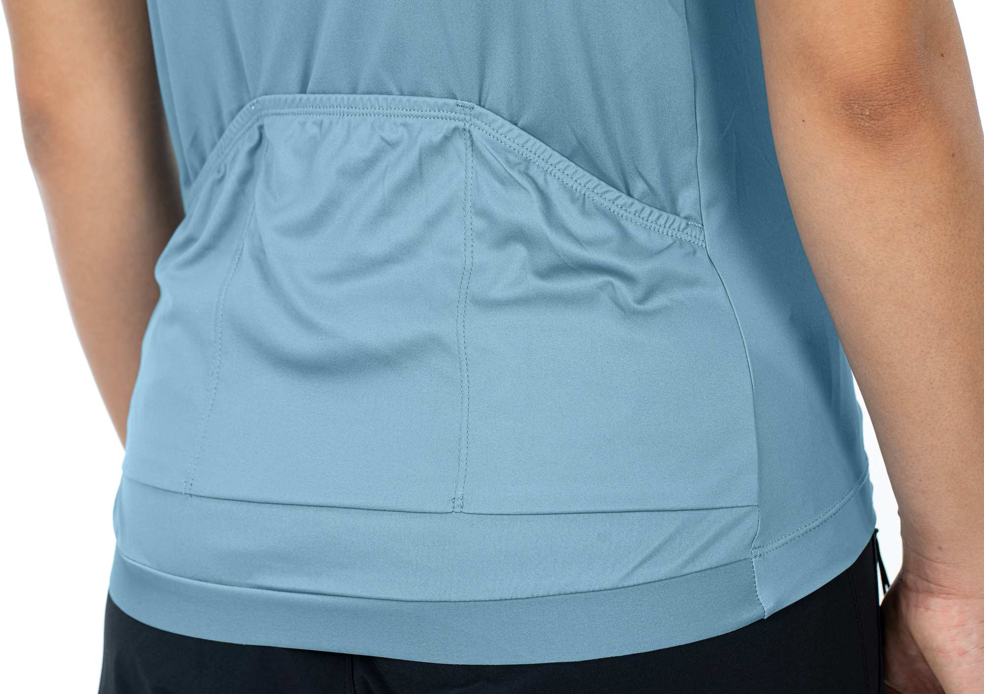 CUBE Atx WS Jersey Half Zip Cmpt S/S Blue - Image 5