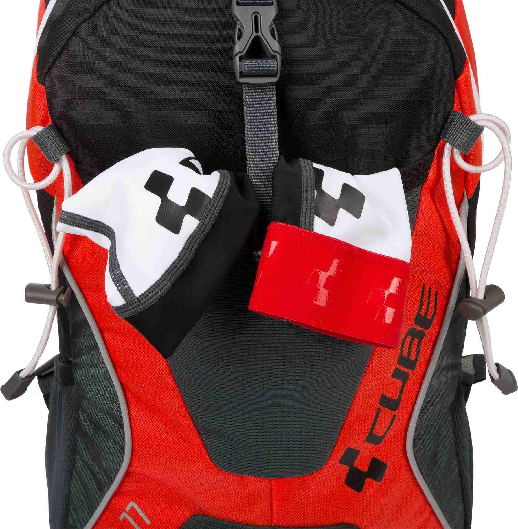 CUBE Backpack Pure 11 Black/Flashred - Image 4