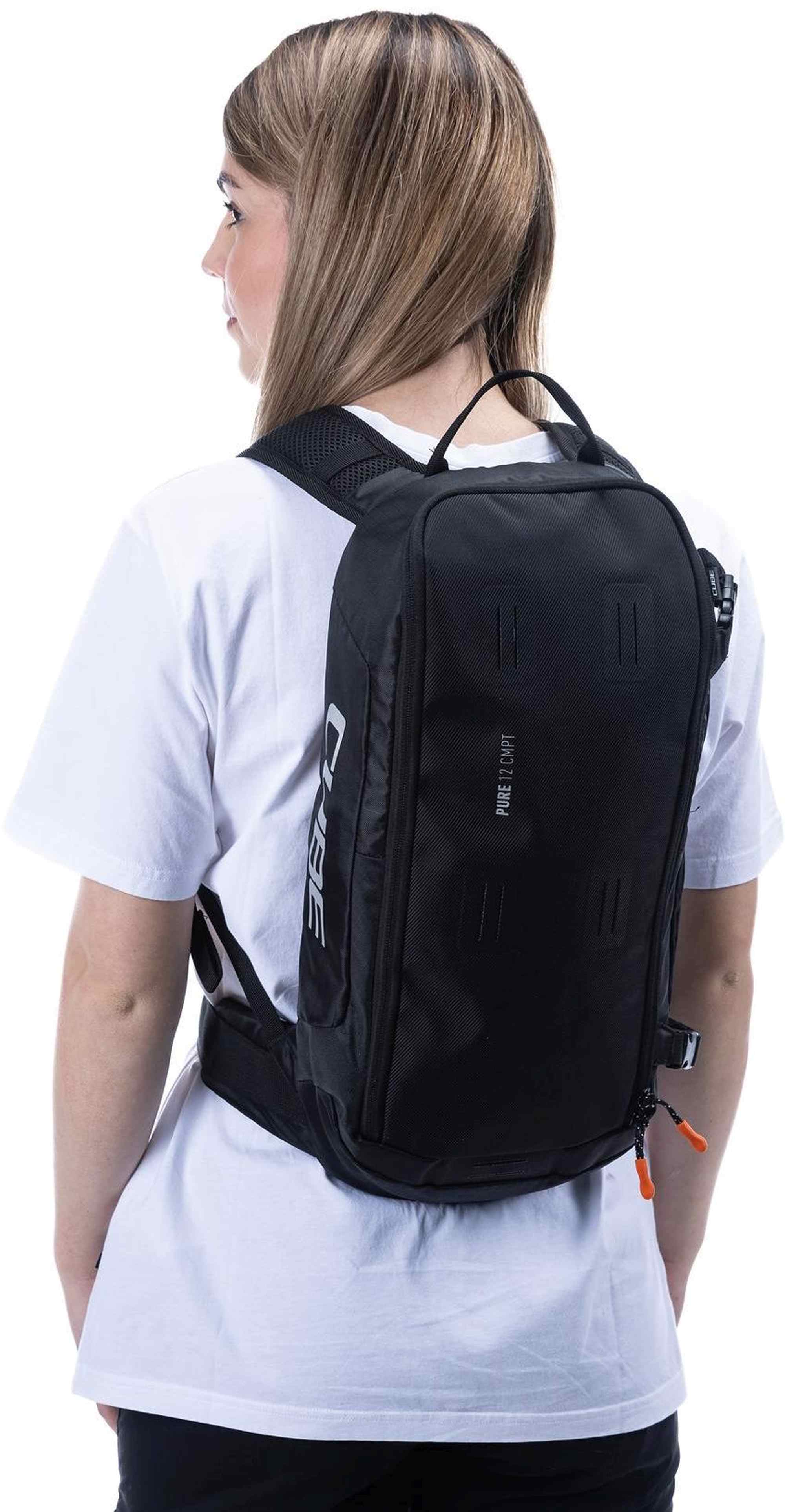 CUBE Backpack Pure 12 Cmpt Black - Image 5