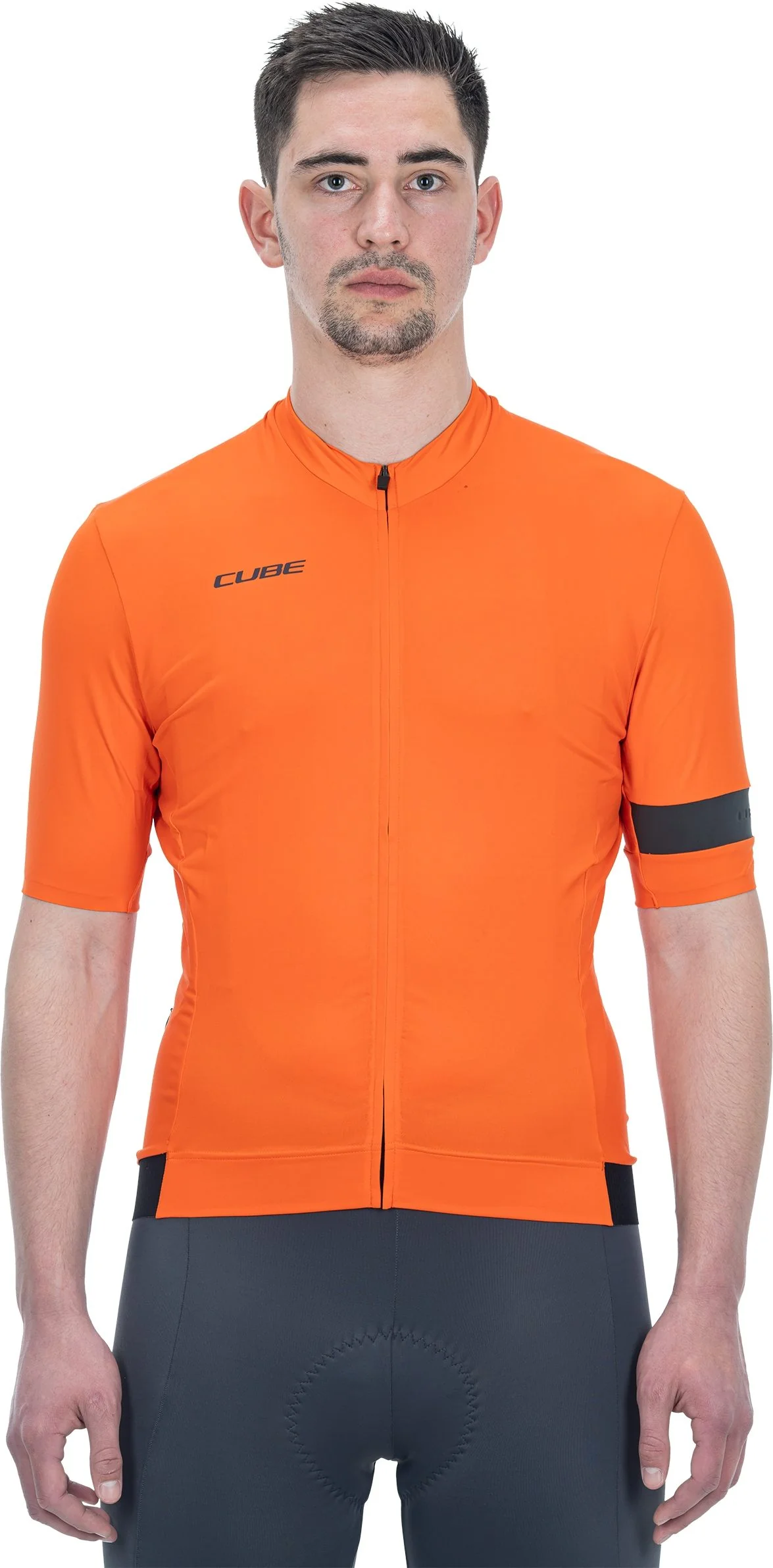 CUBE Blackline Jersey Flash S/S Orange