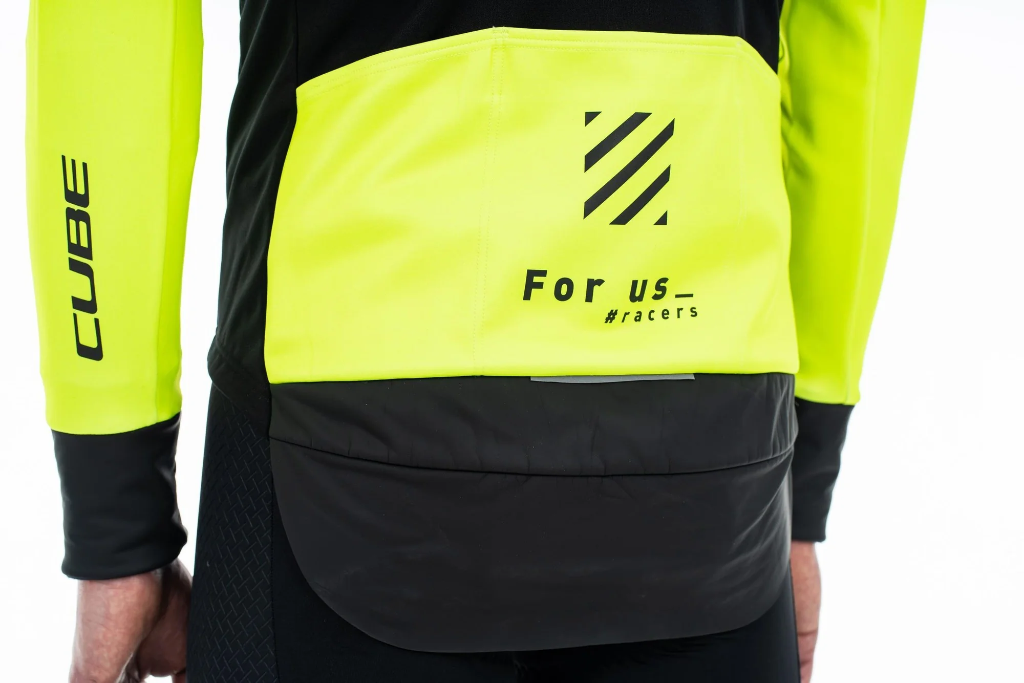CUBE Blackline Softshell Jack Safety Blk/Neon - Image 3