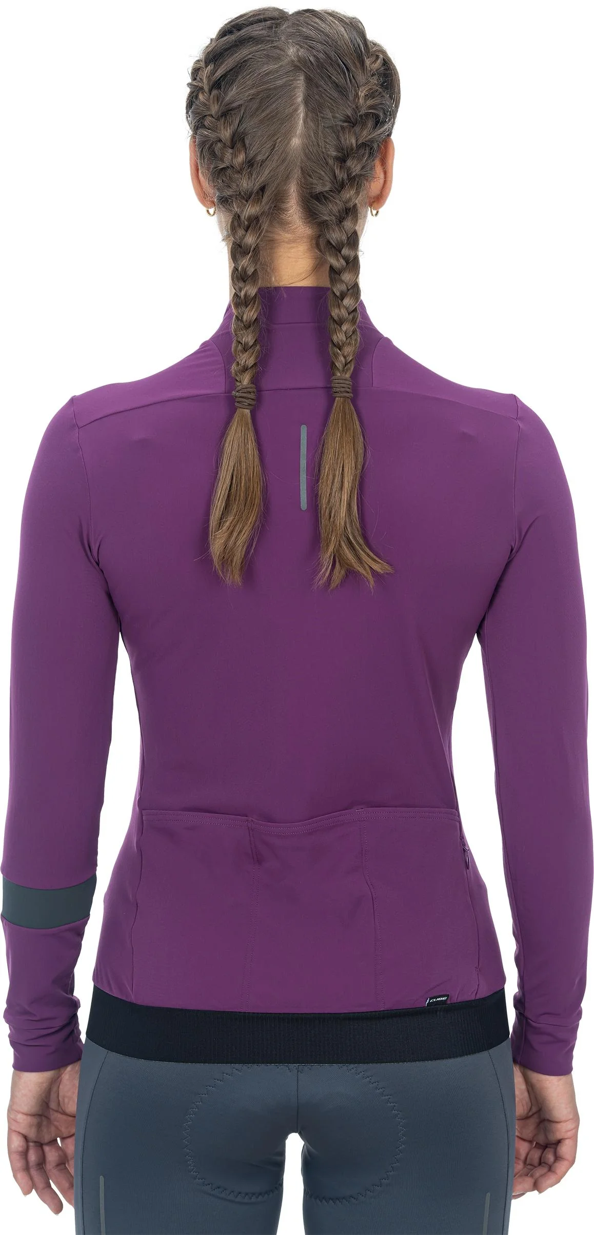CUBE Blackline WS Jersey L/S Violet - Image 2