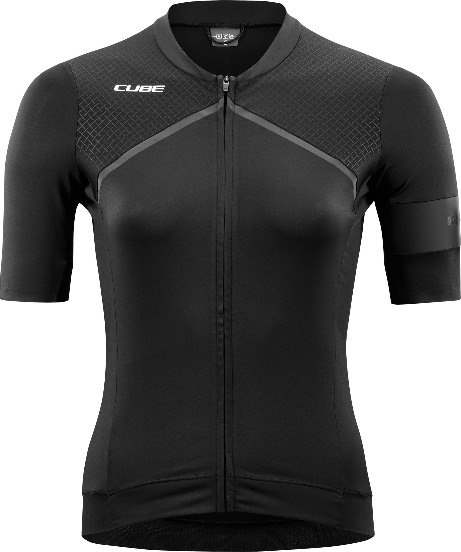 CUBE Blackline WS Jersey S/S Black - Image 3