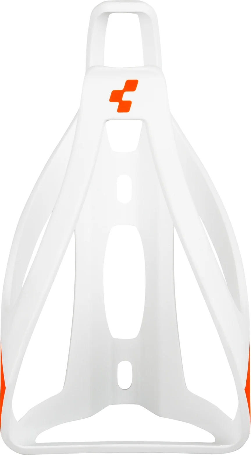 CUBE Bottle Cage Hpp Matt White/Flashred - Image 2
