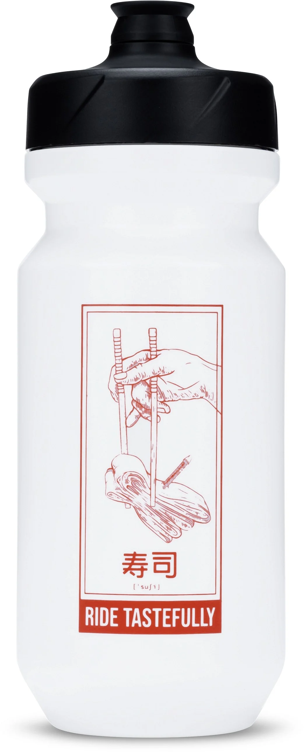 Cube Bottle Flow 500 White/Red
