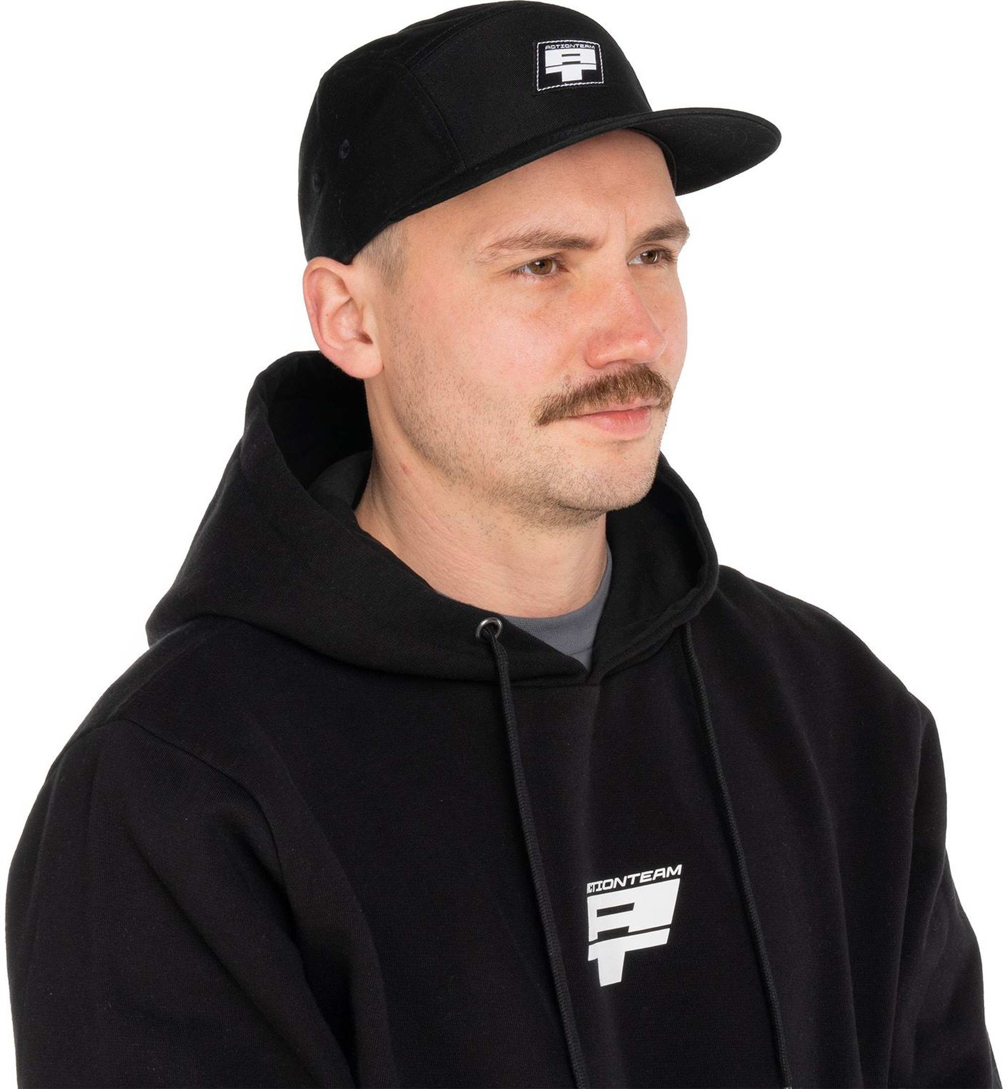 CUBE CAP 5 PANEL X ACTIONTEAM BLACK - Image 4