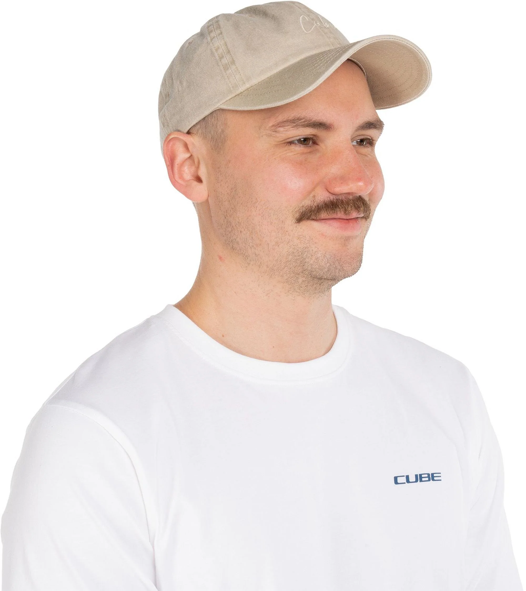 CUBE CAP 6 PANEL WASHED BEIGE - Image 4