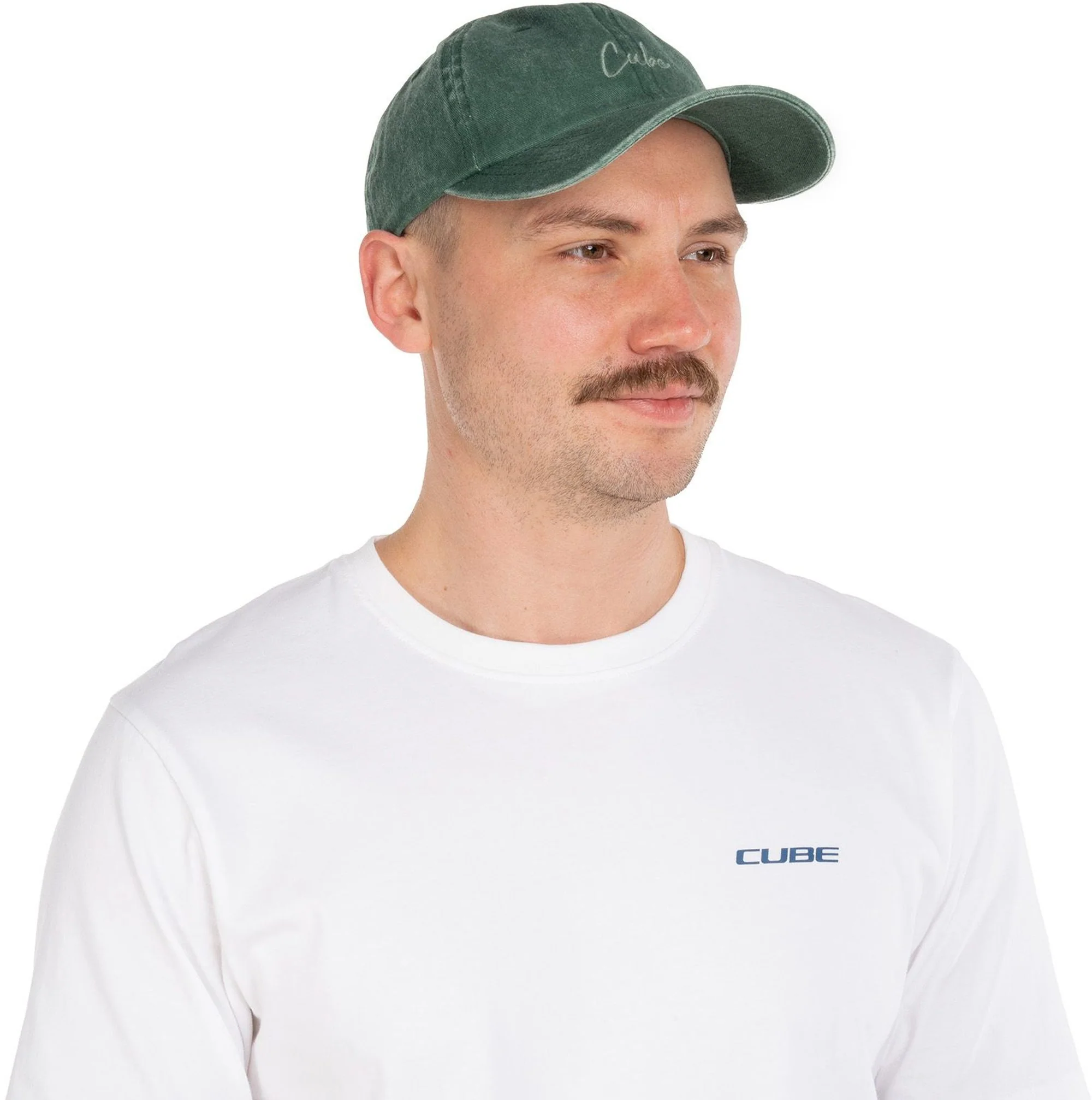 CUBE CAP 6 PANEL WASHED GREEN - Image 4