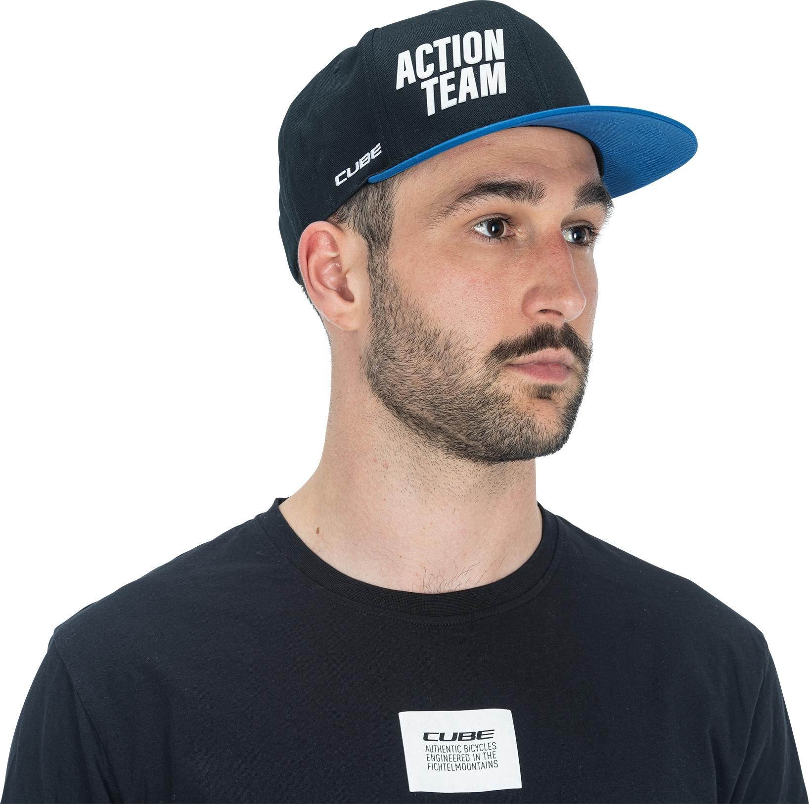 CUBE Freeride Cap X Actionteam Black/Blue - Image 2