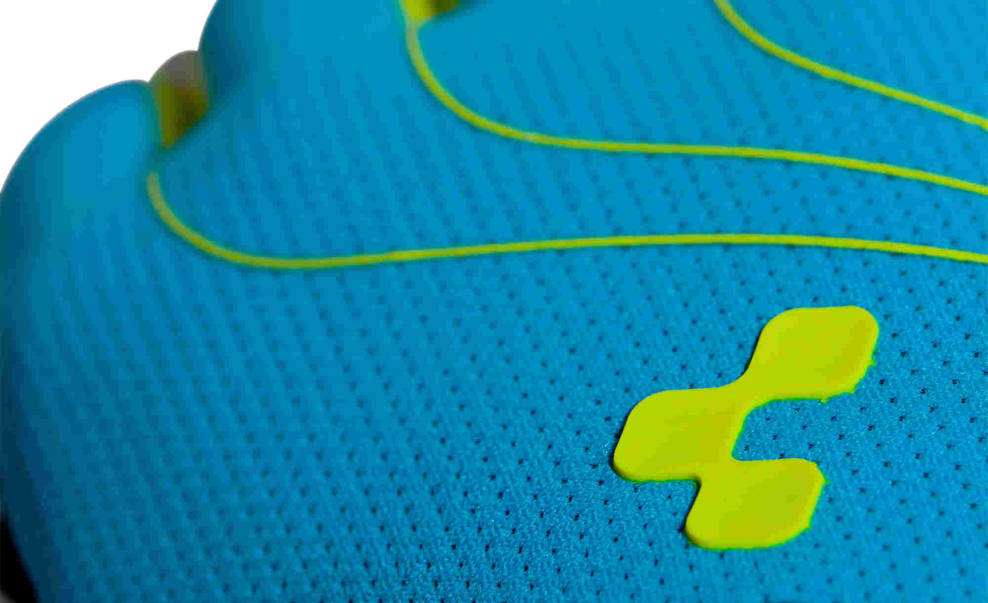 CUBE Gloves Natural Fit Ltd Shortfinger Blue/Lime/Blk - Image 4