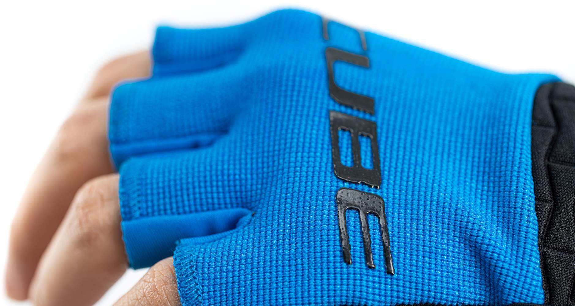 CUBE Gloves Performance Junior Short Finger Blue - Image 4