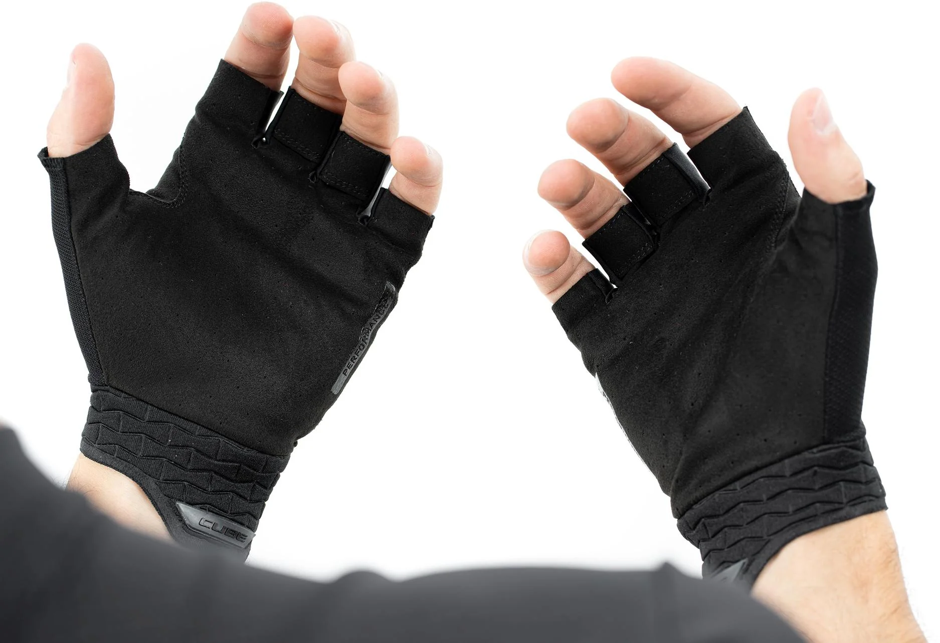CUBE Gloves Performance Short Finger Black - Image 6
