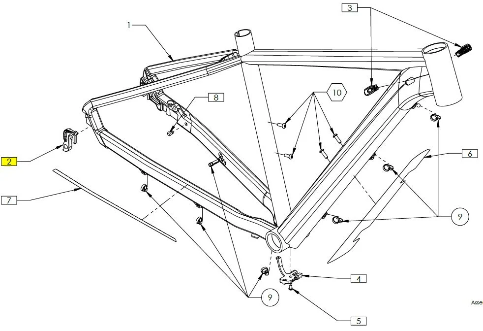 CUBE Mech Hanger 10148 Black - Image 3