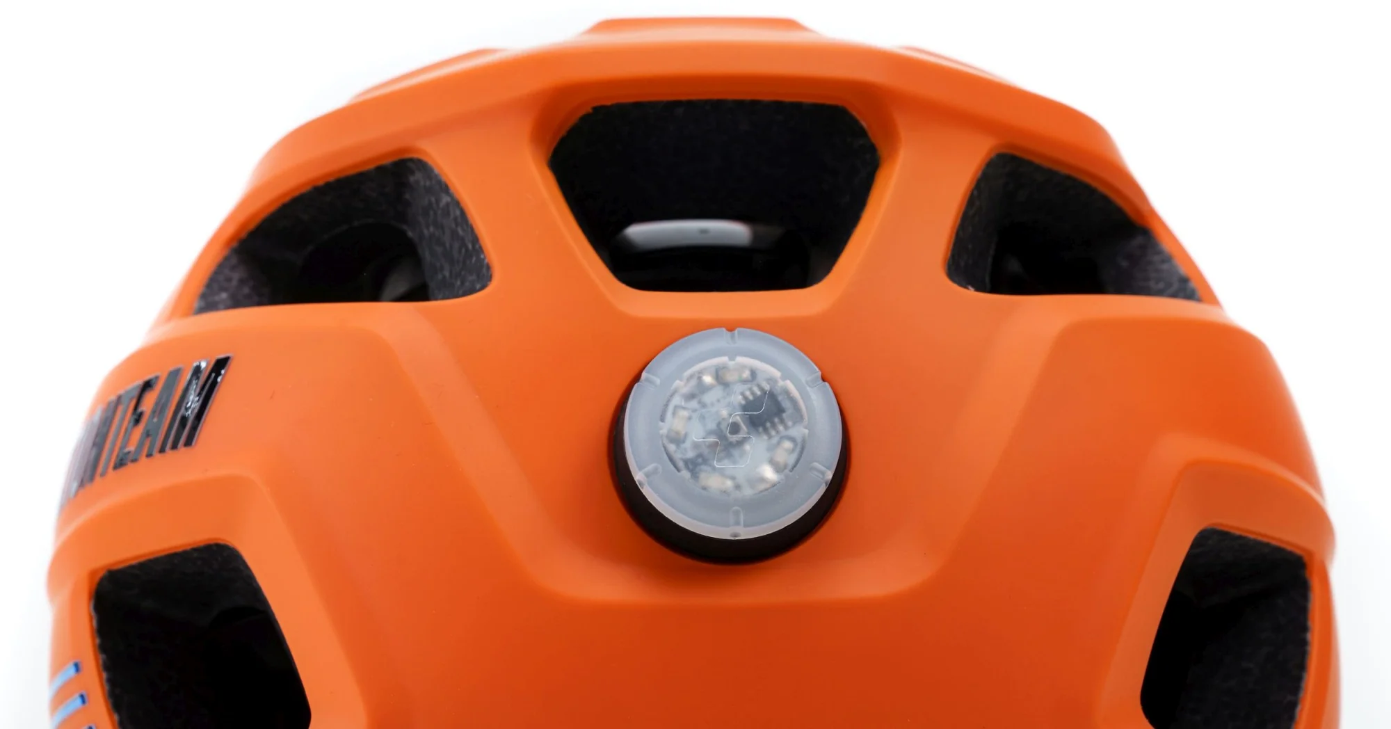 CUBE Helmet Linok X Actionteam Ora/Blue - Image 4