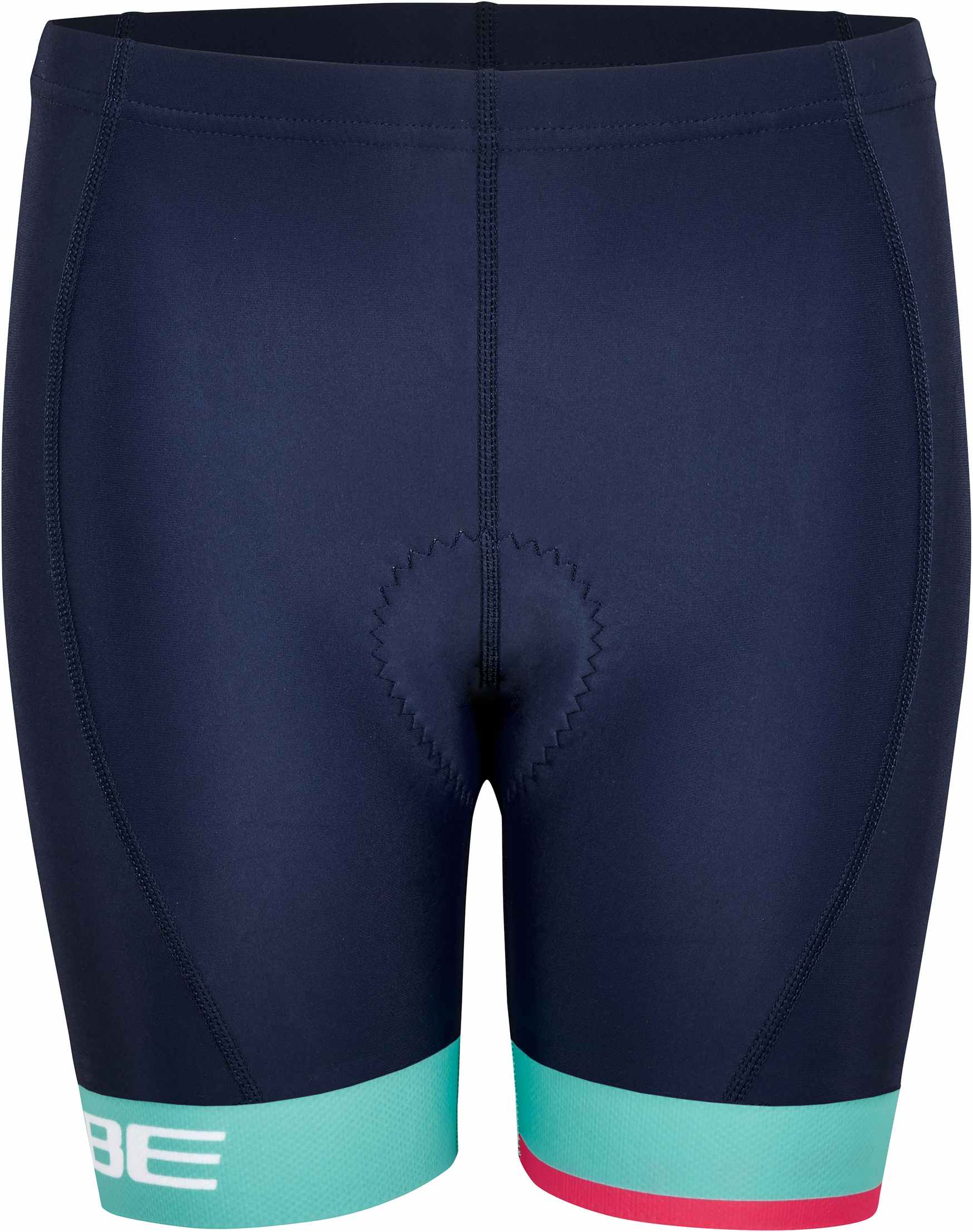 CUBE Junior Cycle Shorts Blue/Mint - Image 3