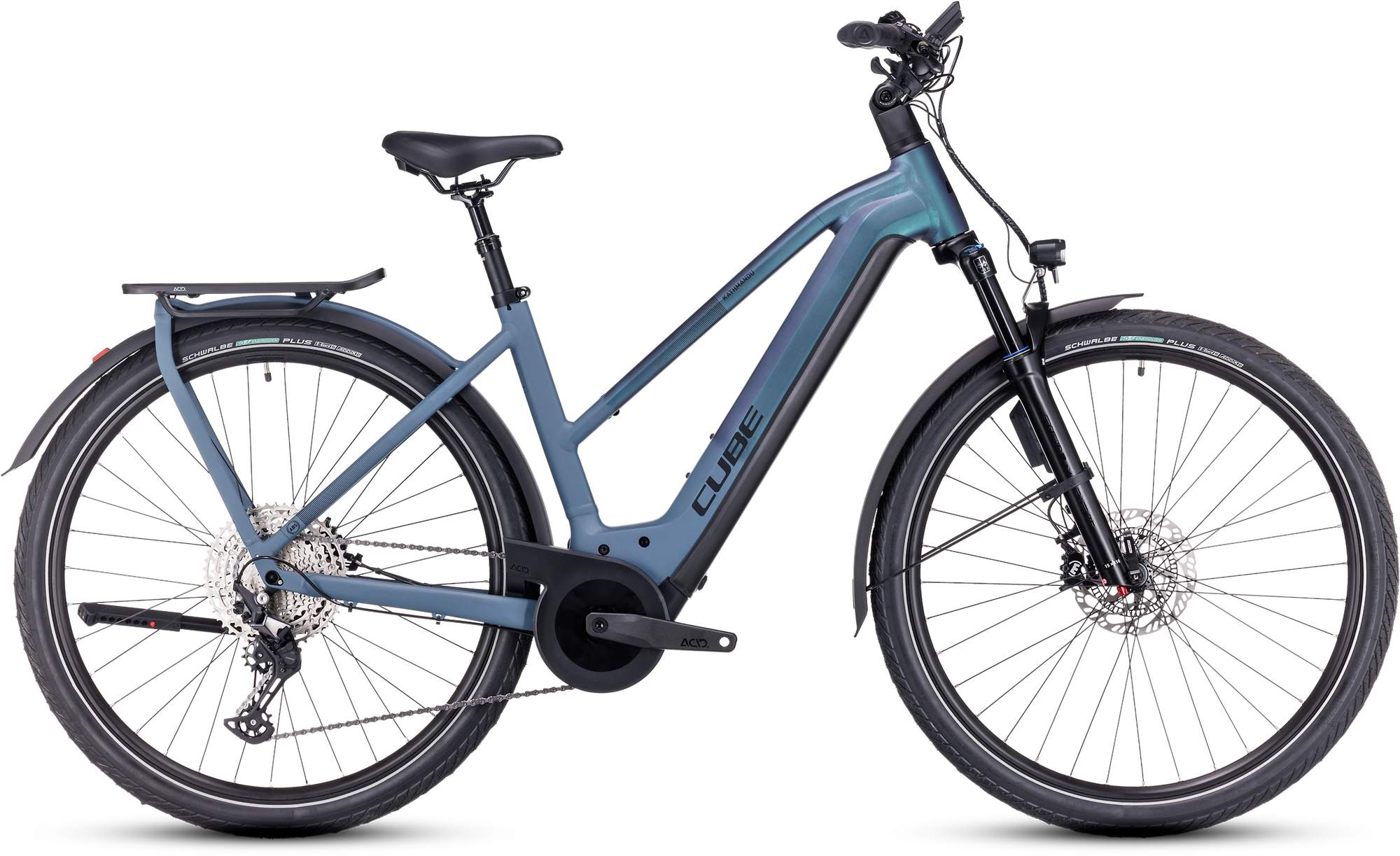 CUBE KATHMANDU HYBRID ABS 750 SMARAGDGREY/BLUE - Image 23