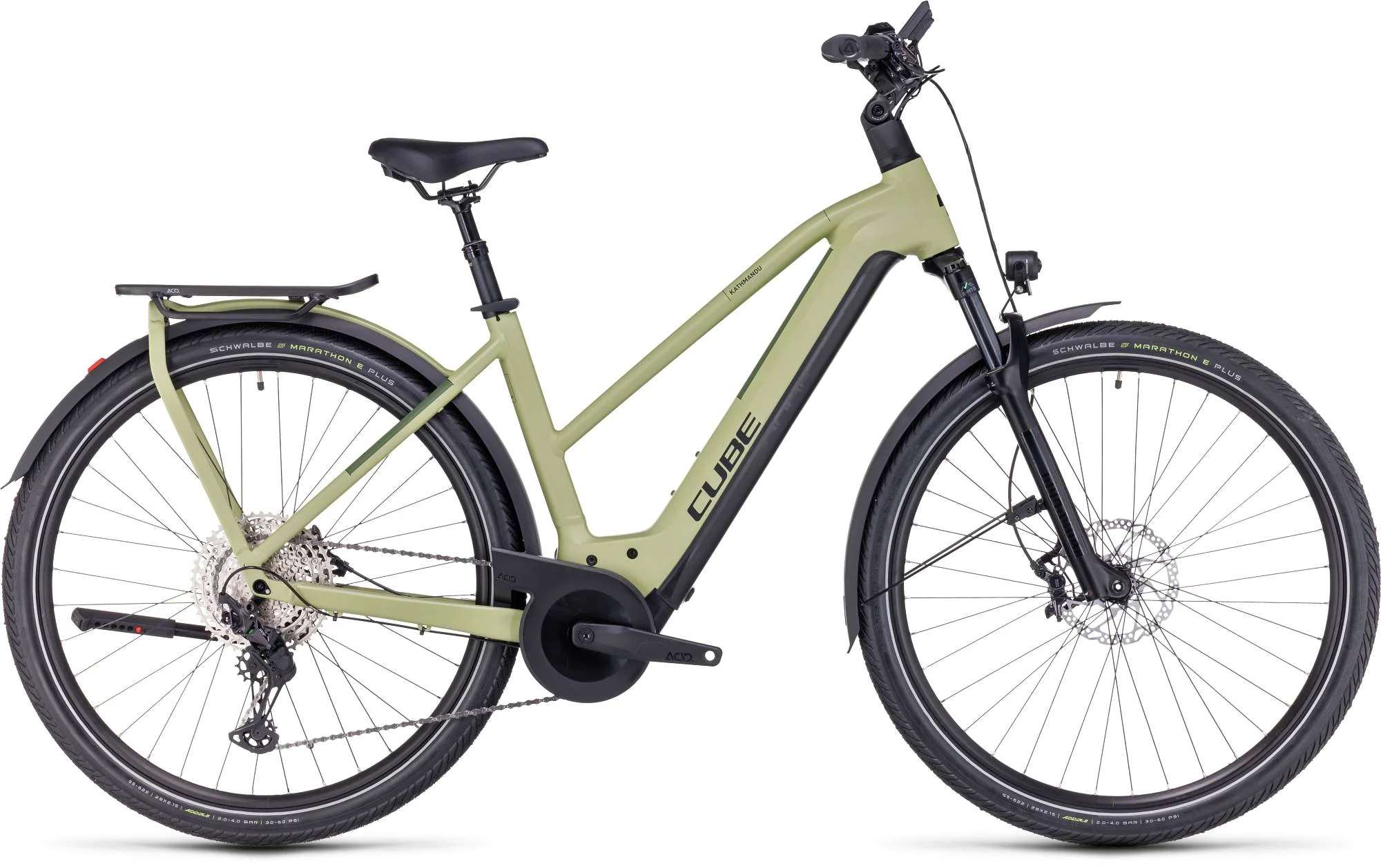 CUBE KATHMANDU HYBRID SLX 750 GREEN/OLIVE - Image 8