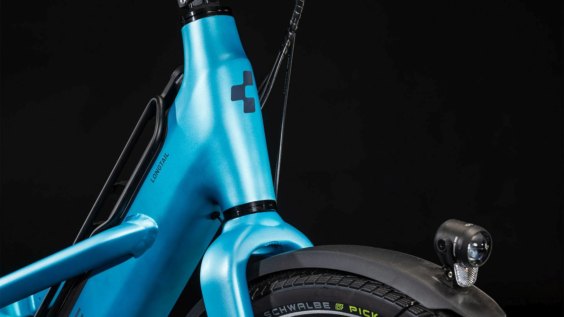 CUBE LONGTAIL HYBRID 725 BLUE/REFLEX - Image 2