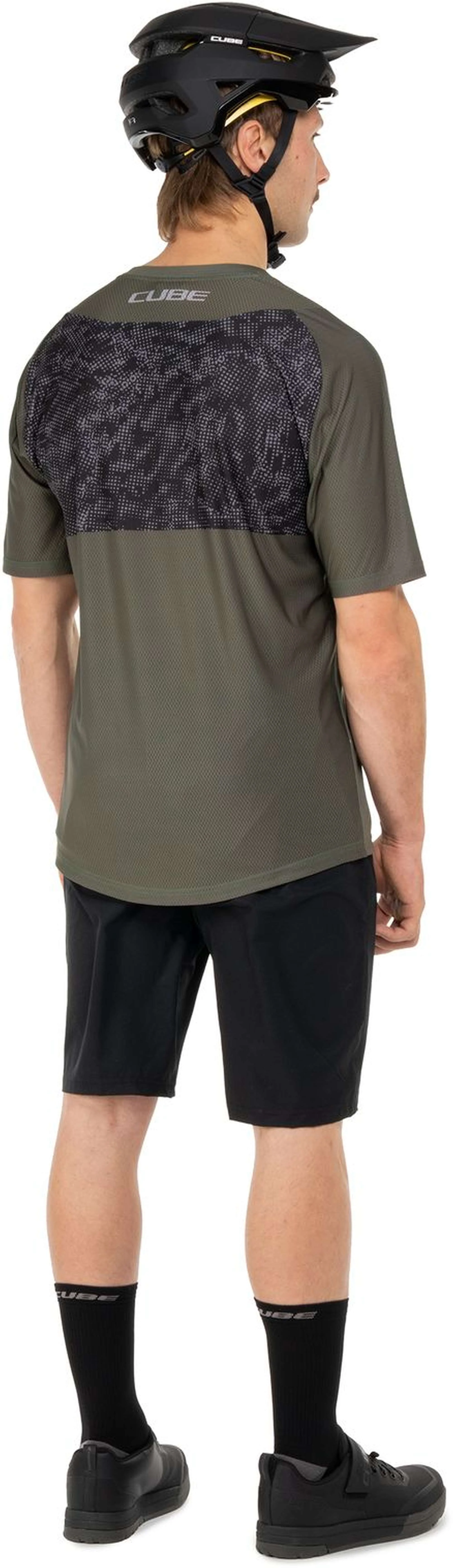CUBE MTB JERSEY MATRIX TM S/S REED GREEN - Image 4