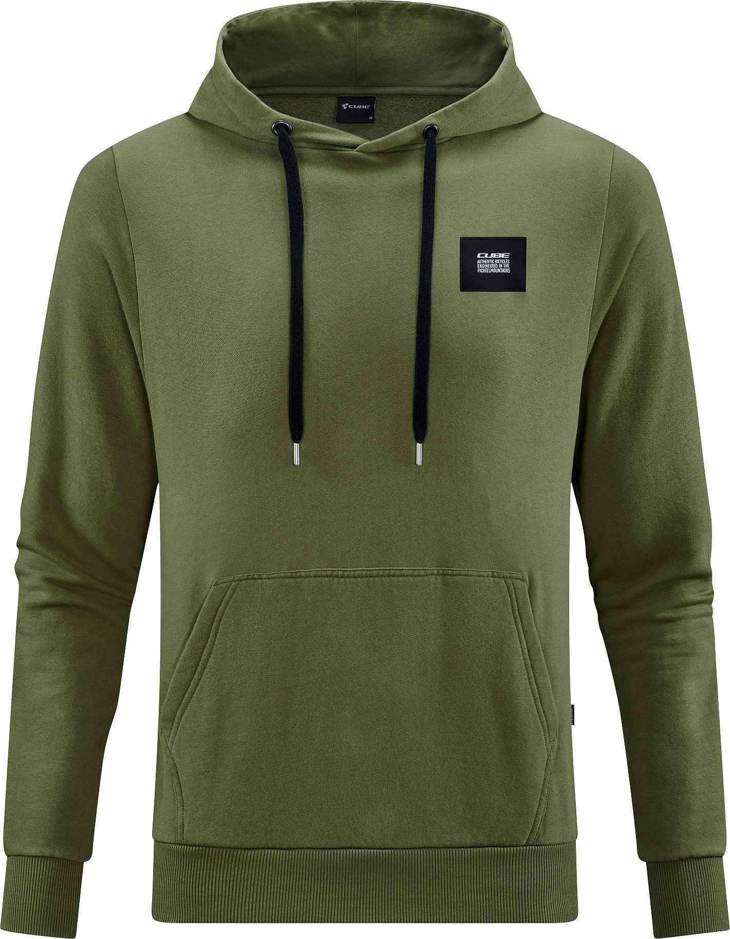 Cube Organic Hoodie Olive - Image 3