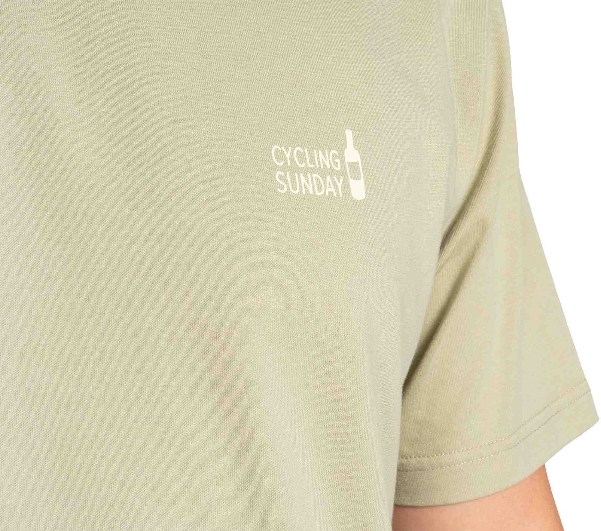 CUBE ORGANIC T-SHIRT CYCLING SUNDAY GTY FIT SAGE GREEN - Image 7