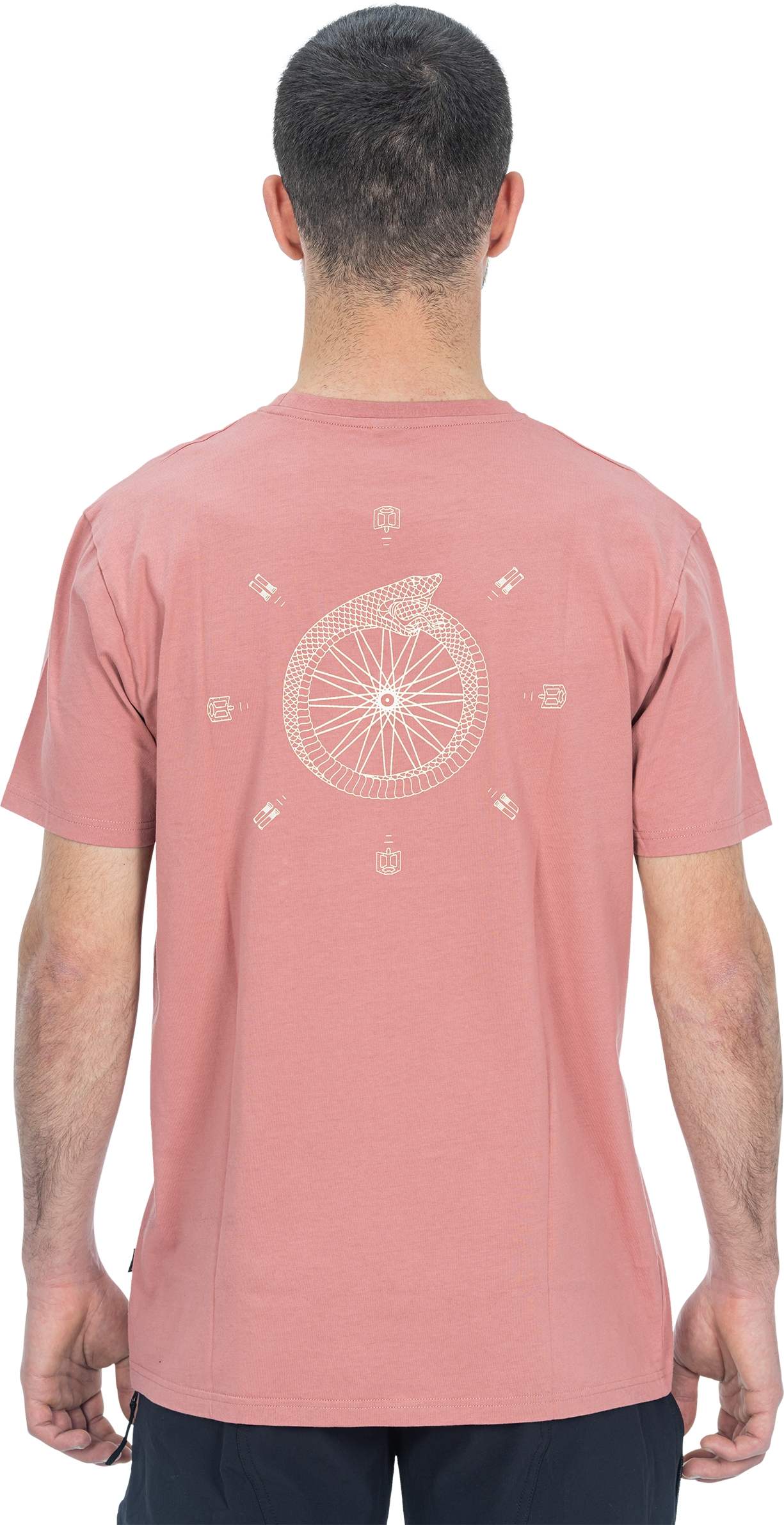 CUBE Organic T-Shirt Snake Gty Fit Light Red - Image 2