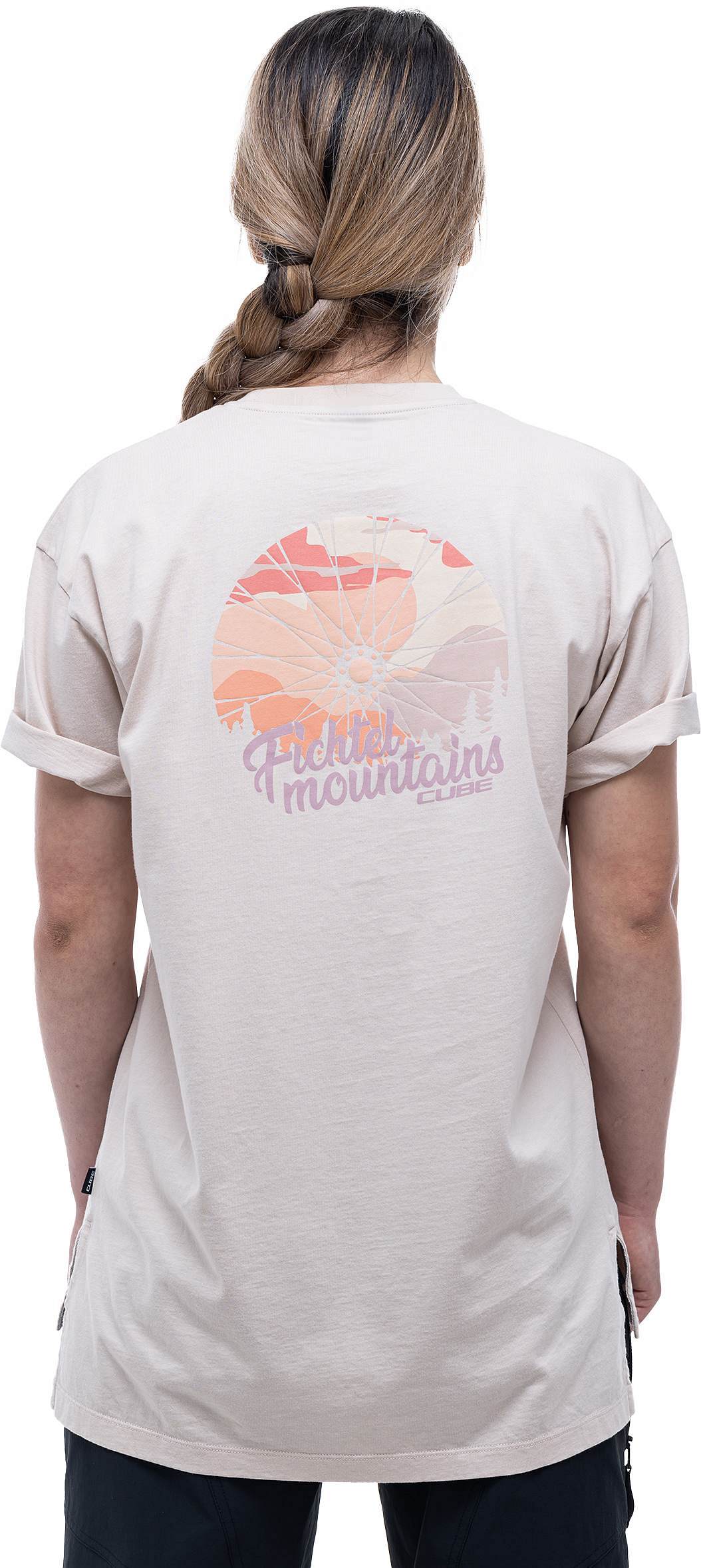 Cube Organic WS T-Shirt Fichtelmountains Gty  Sand - Image 2