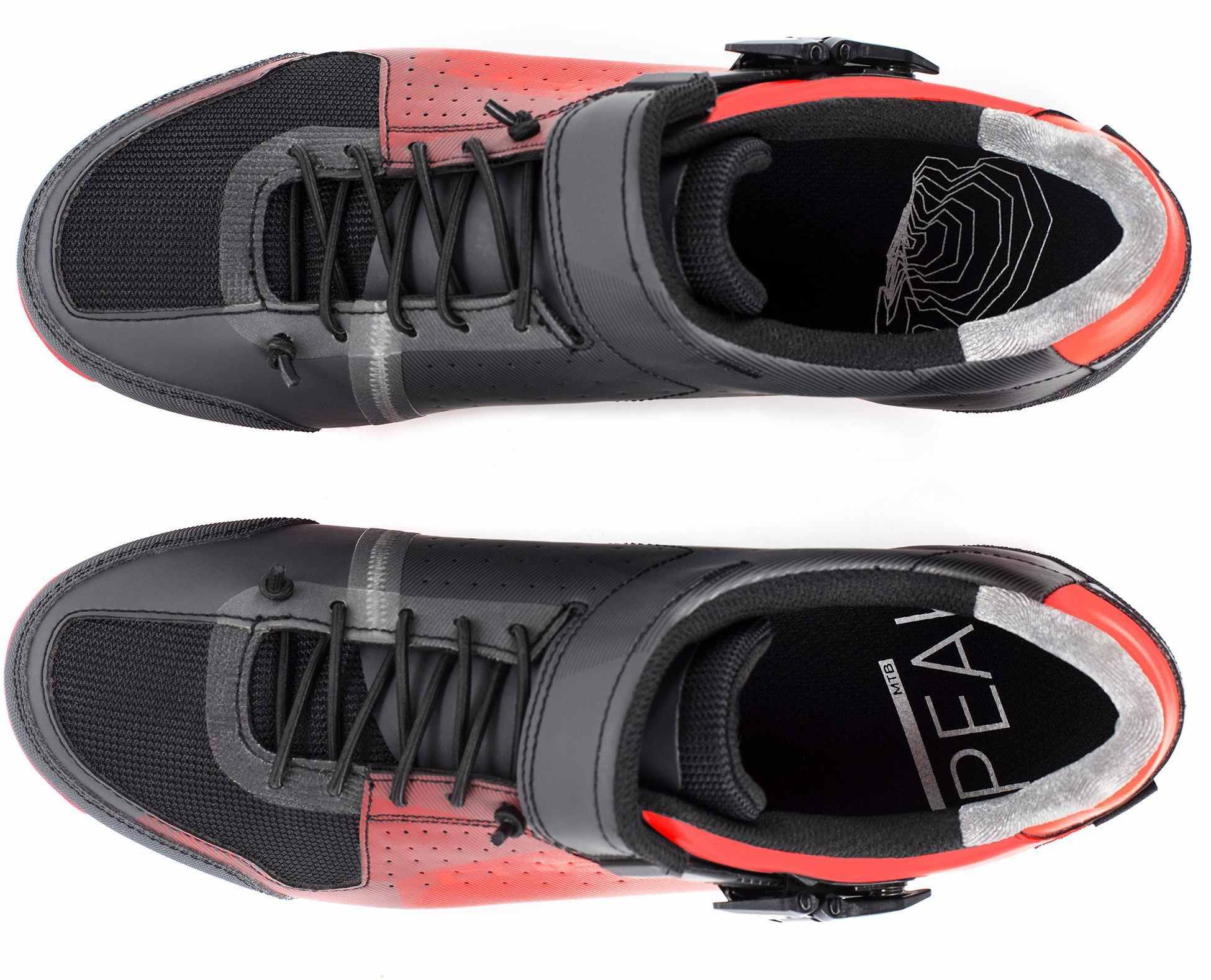 CUBE SHOES MTB PEAK PRO RED/BLACK - Image 2