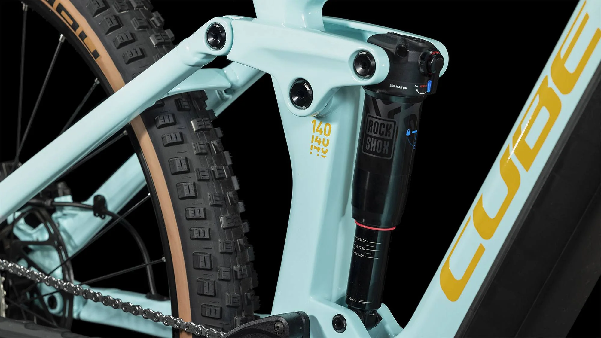 CUBE STEREO HYBRID 140 HPC RACE 750 DAZZLE/ORANGE - Image 3
