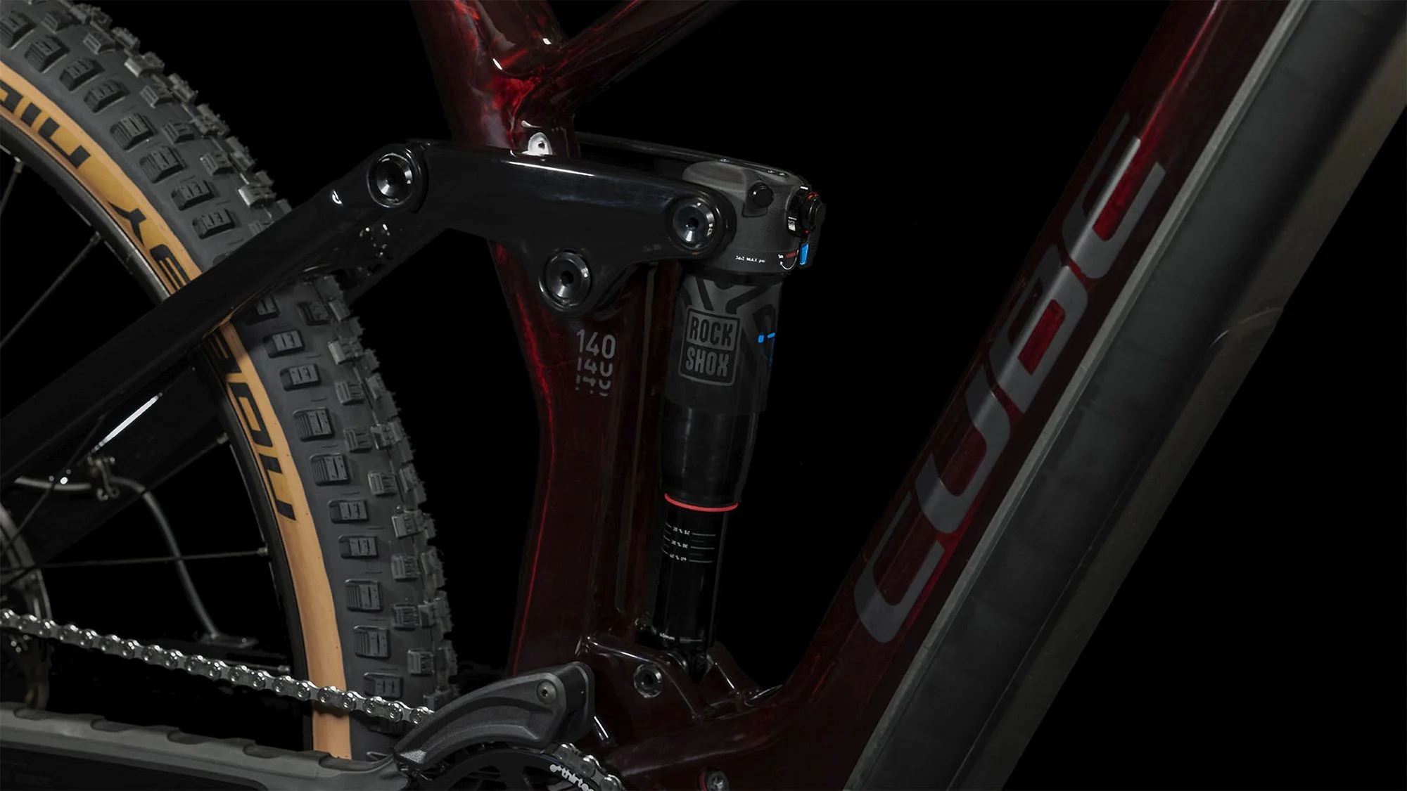 CUBE STEREO HYBRID 140 HPC RACE 750 LIQUIDRED/BLACK - Image 6