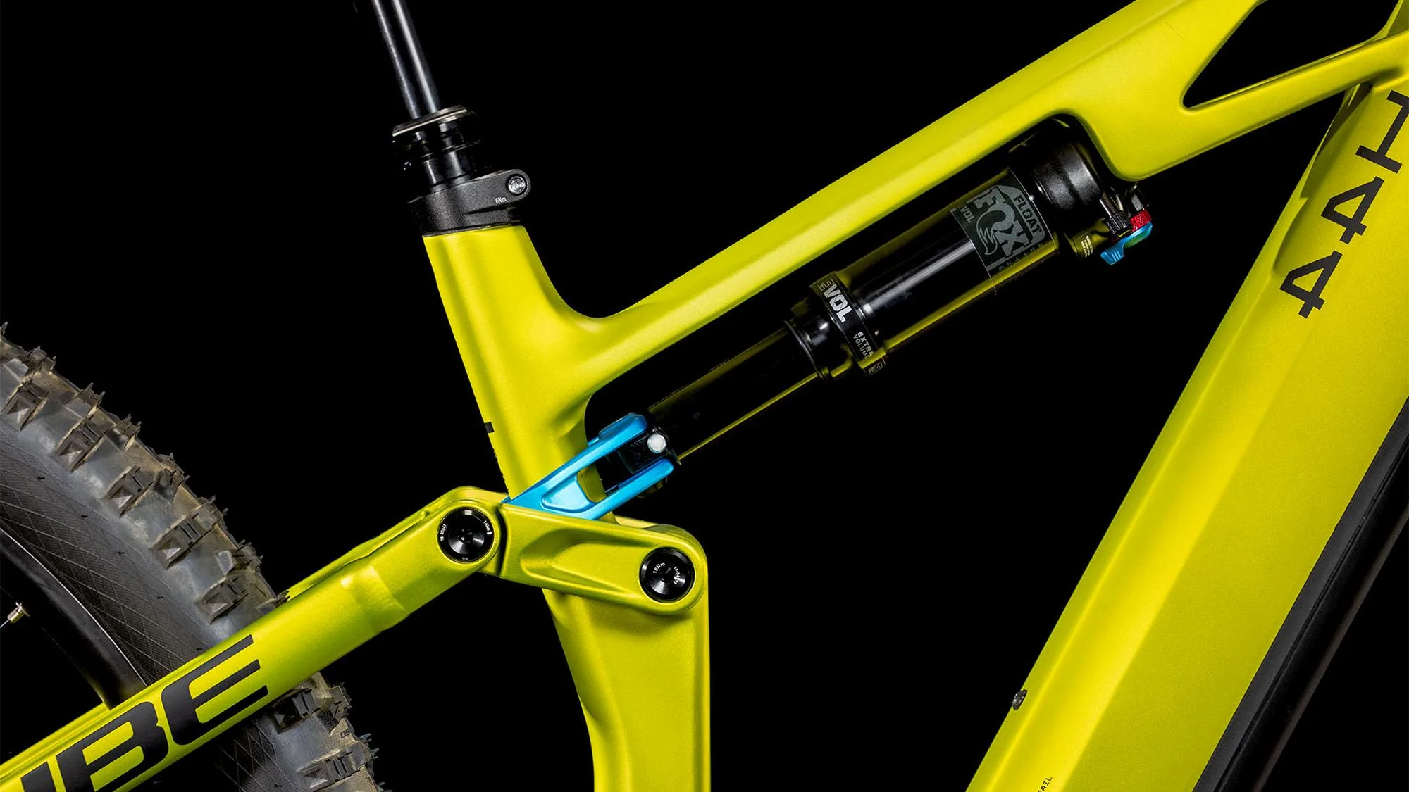CUBE STEREO HYBRID ONE44 HPC RACE 800 FLASHLIME/BLUE - Image 4