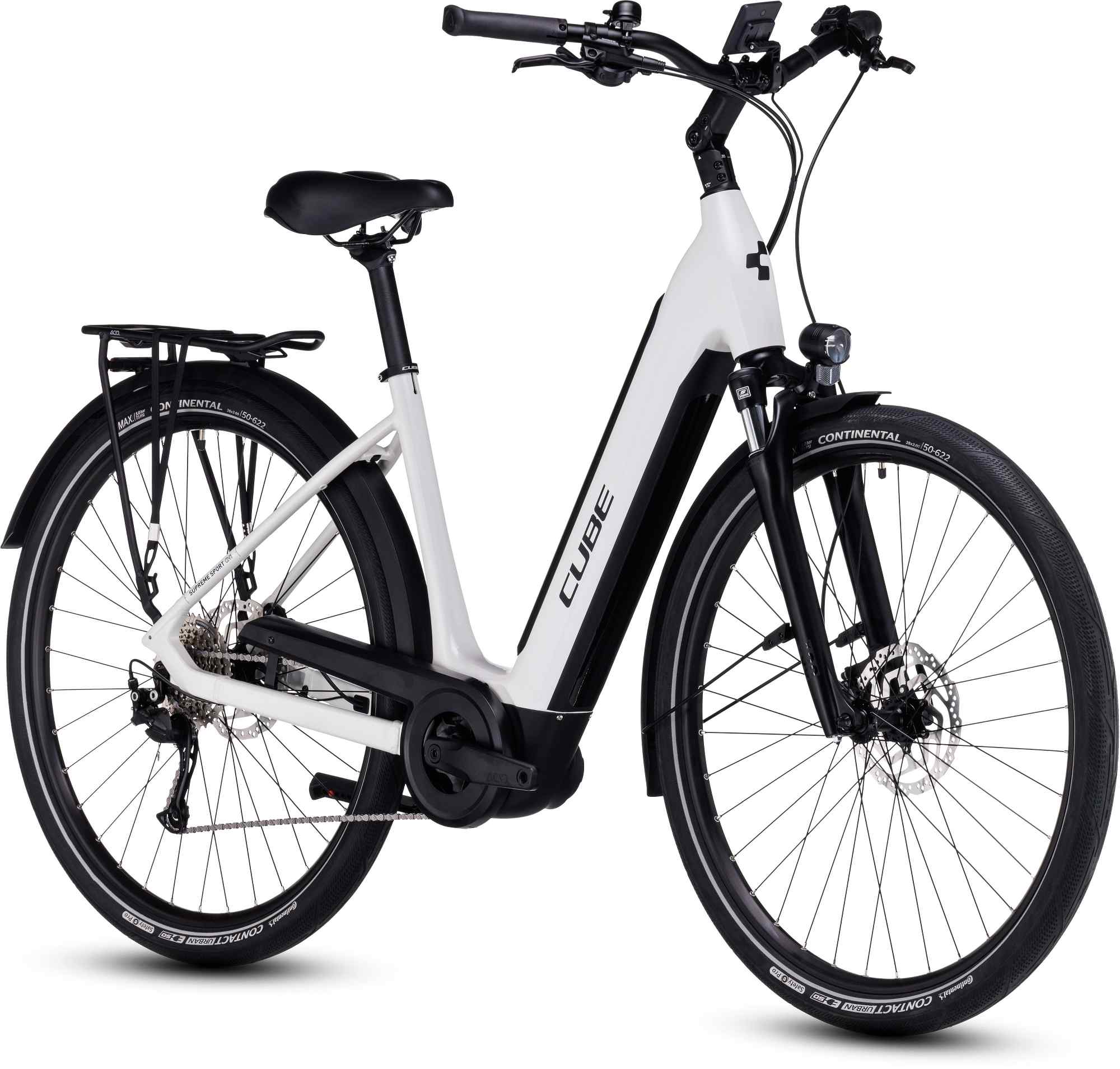 CUBE SUPREME SPORT HYBRID ONE 500 WHITE/BLACK - Image 8