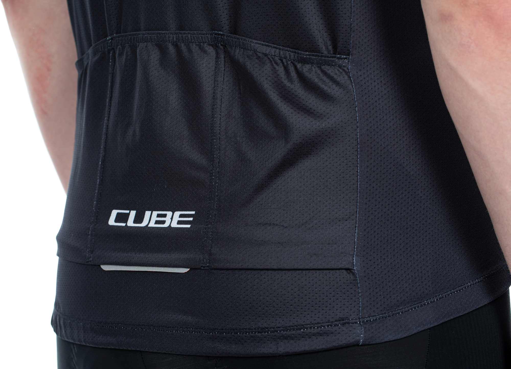 CUBE TEAMLINE JERSEY CMPT S/S BLACK/BLUE/GREY - Image 4