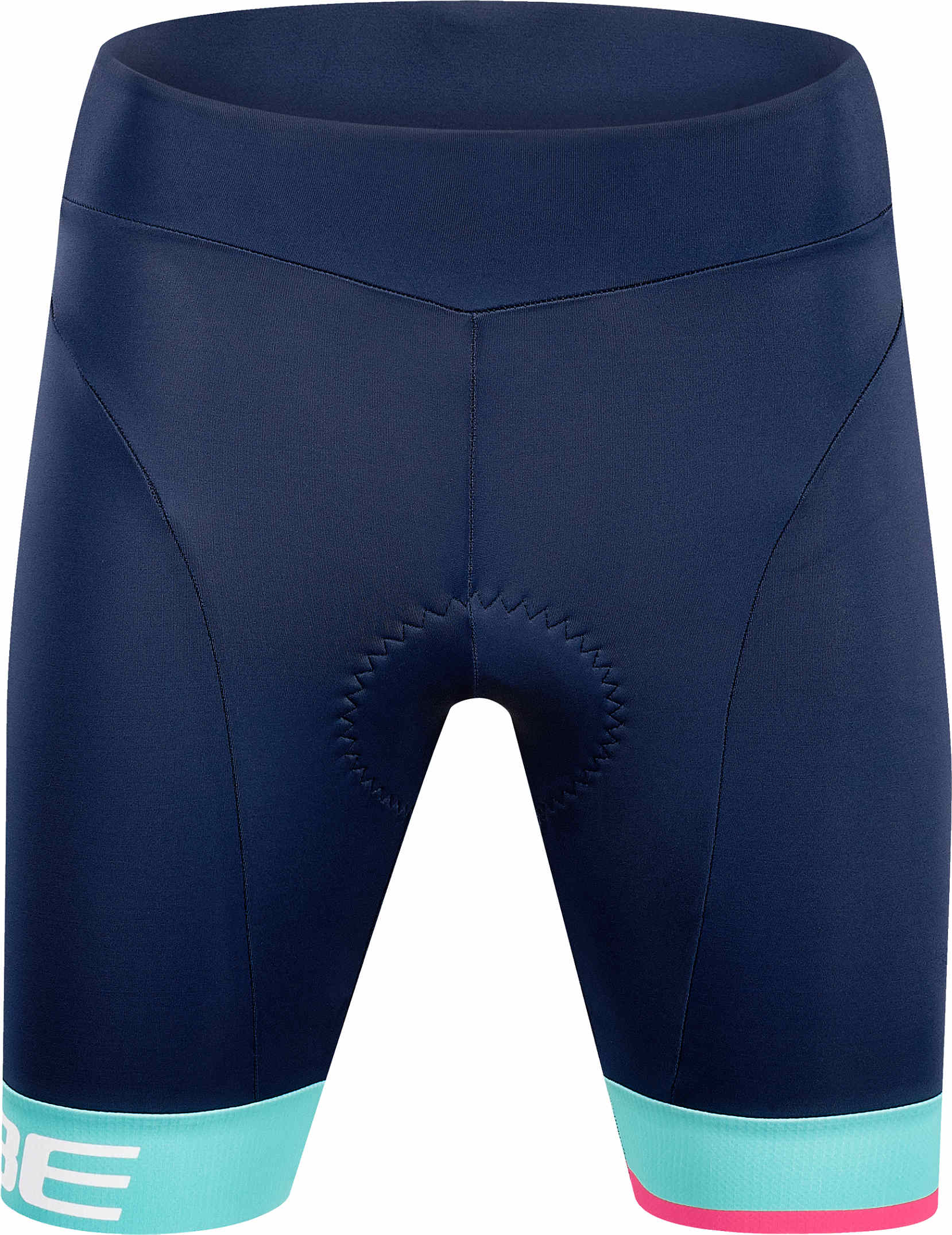 CUBE Teamline WS Cycle Shorts Blue/Mint - Image 3