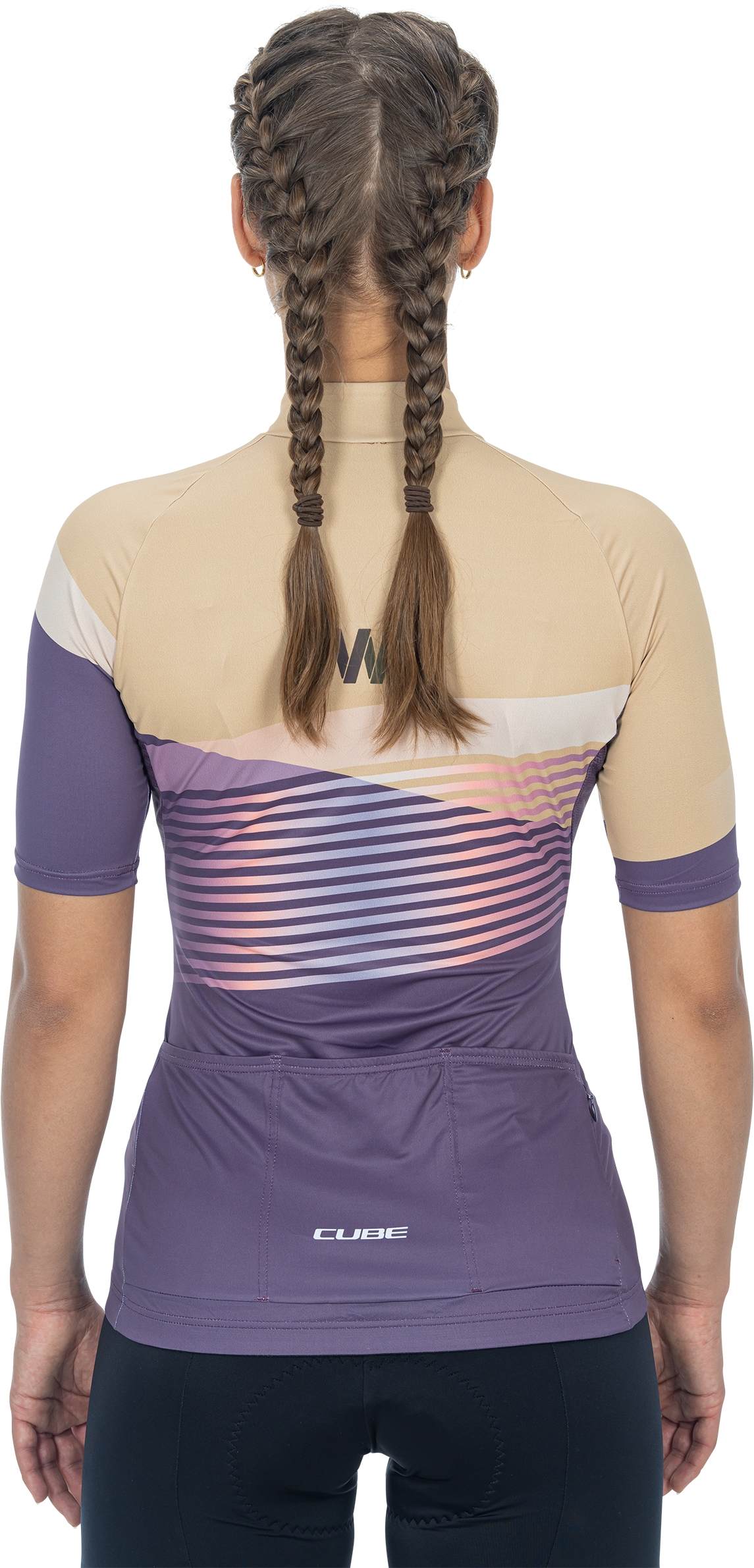 CUBE Teamline WS Jersey S/S Violet/Sand - Image 3