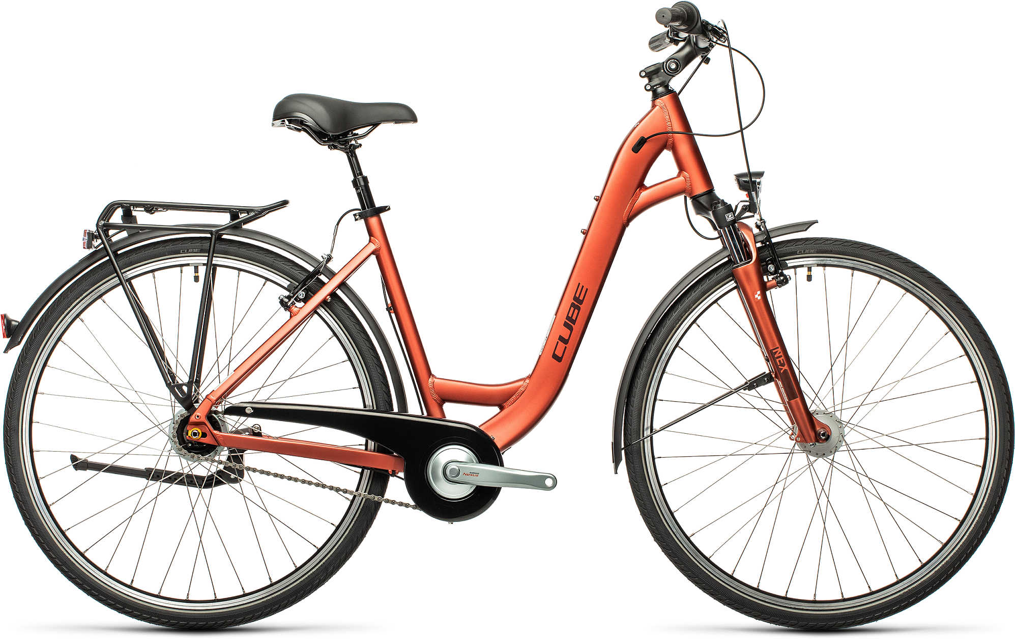 CUBE Town Pro Red/Grey 2021 - Image 2