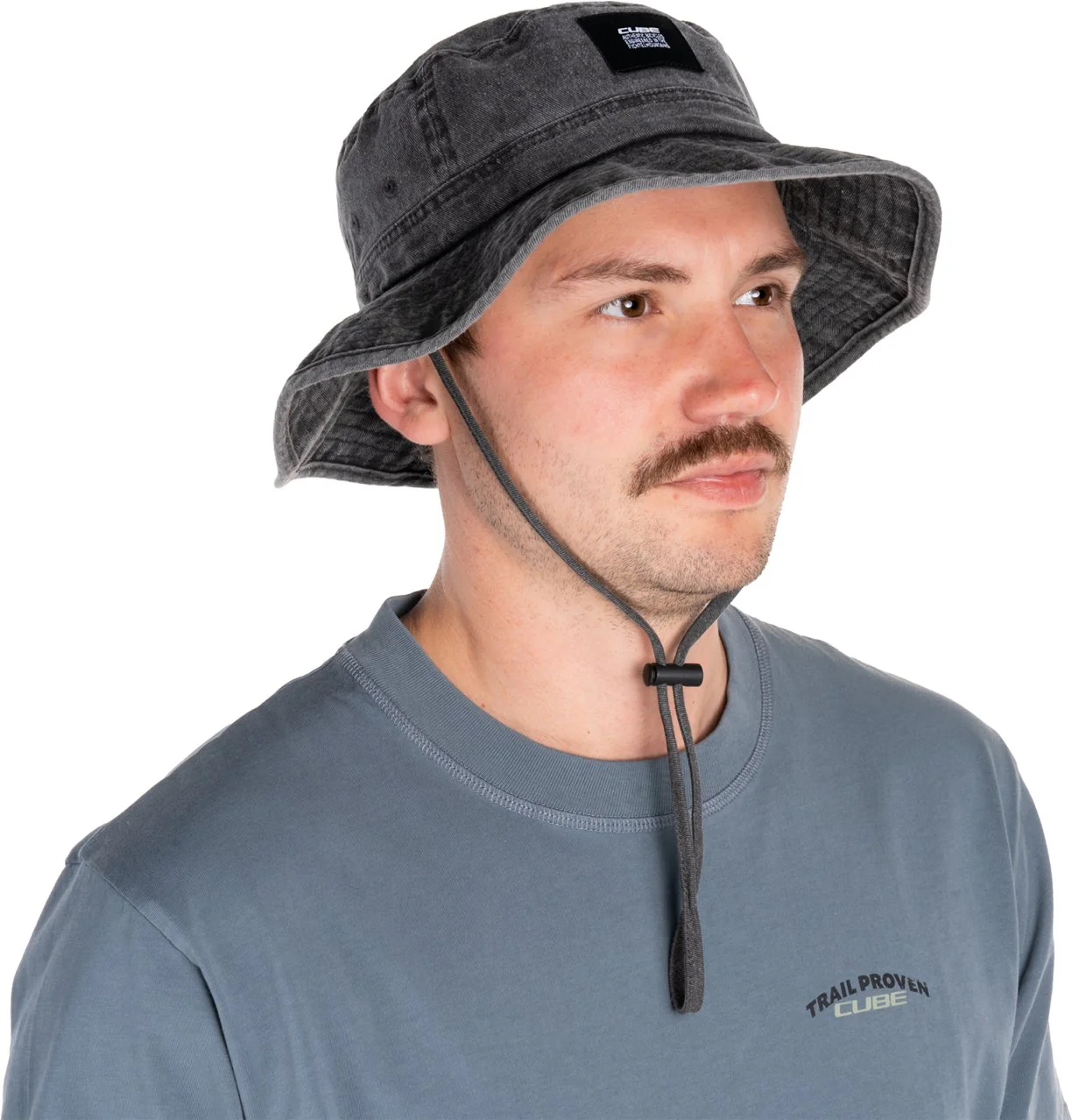 CUBE TRAIL BUILDER HAT WASHED GREY - Image 2
