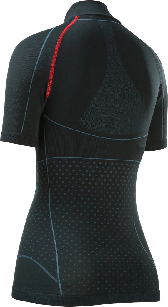 CUBE Wls Baselayer Cold S/S Blackline Blk/Gry/Red - Image 2