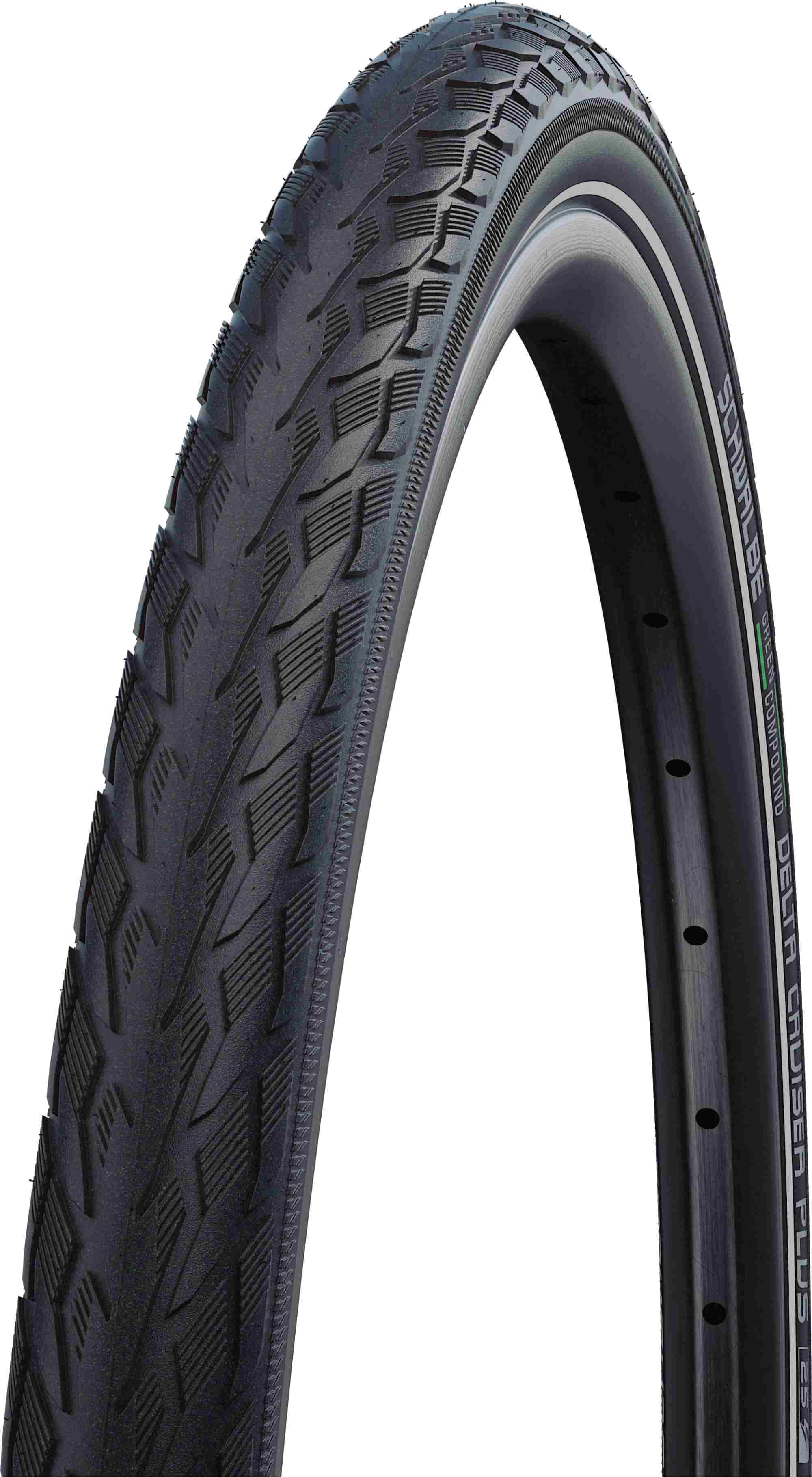 SCHWALBE DELTA CRUISER PLUS BLACK+REFLEX 28X1.75 - Image 2
