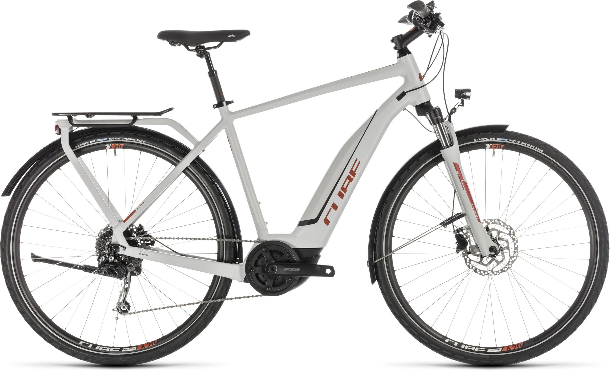 Scratch And Dent: CUBE Touring Hybrid 500 Grey/Orange 2019